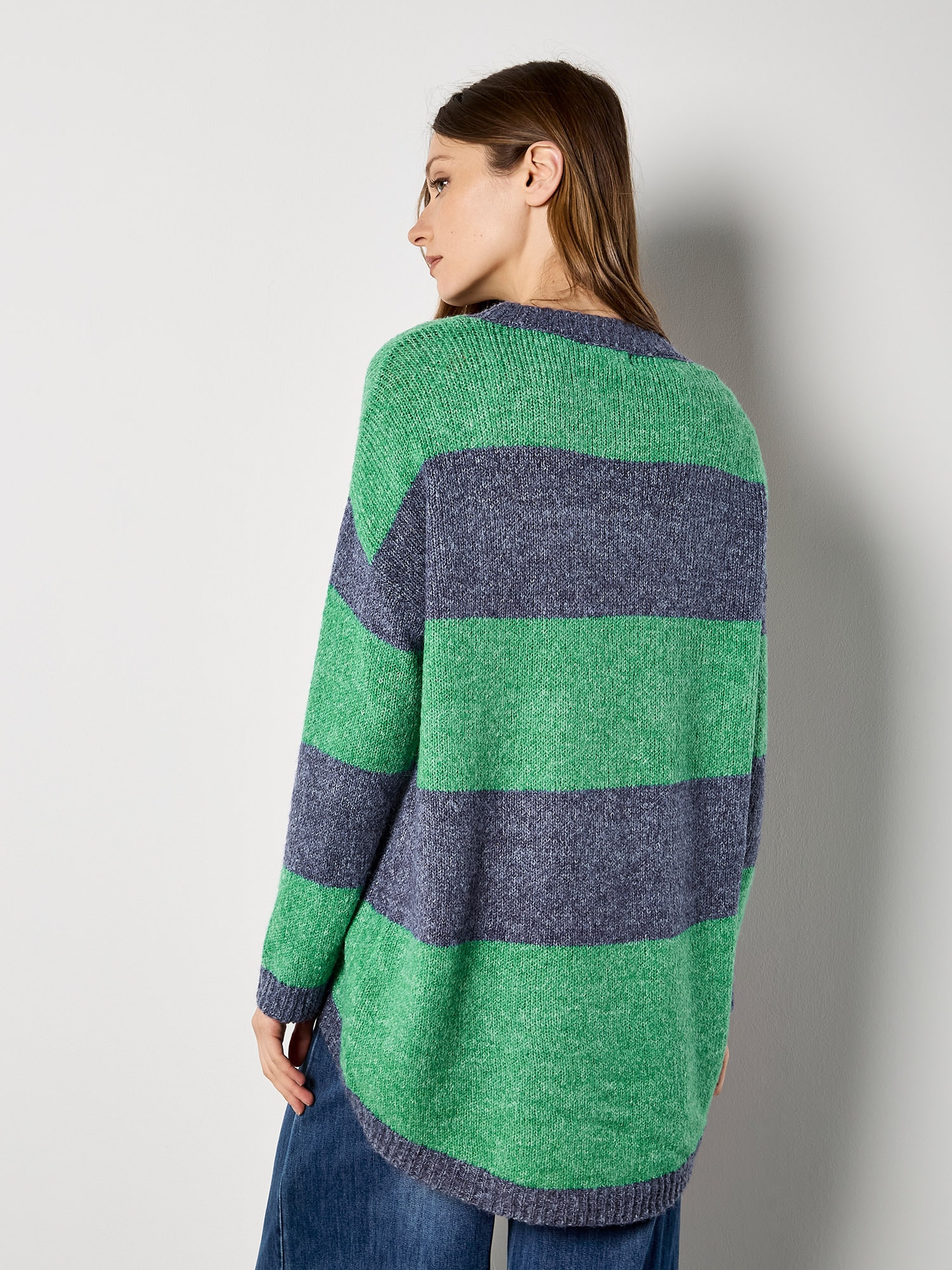 Apricot Streifenpullover »Oversized Pullover« mit Blockstreifen