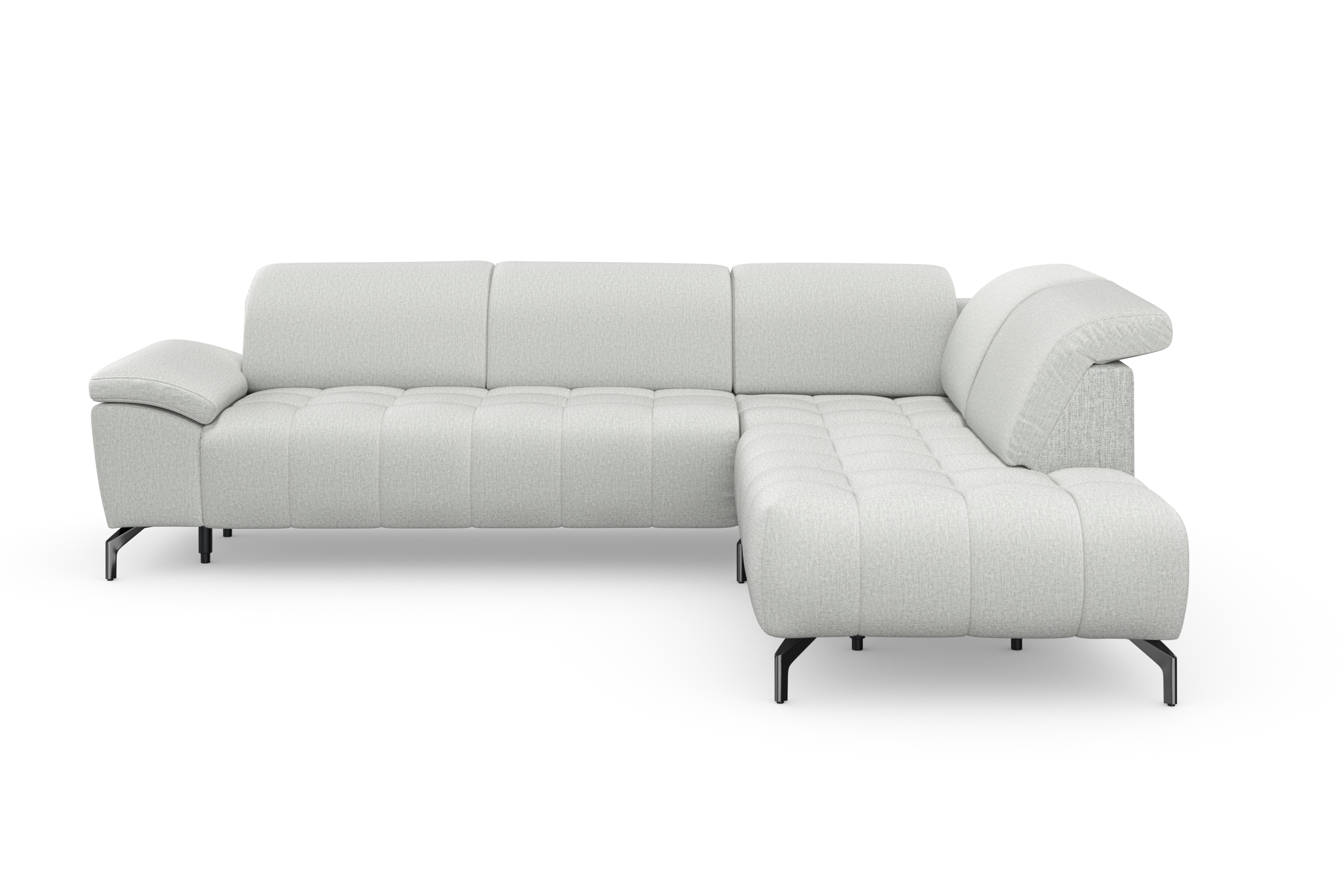 sit&more Ecksofa "Cool L-Form" wahlweise mit Kopfteilverstellung und Vorziehsitz motorisch