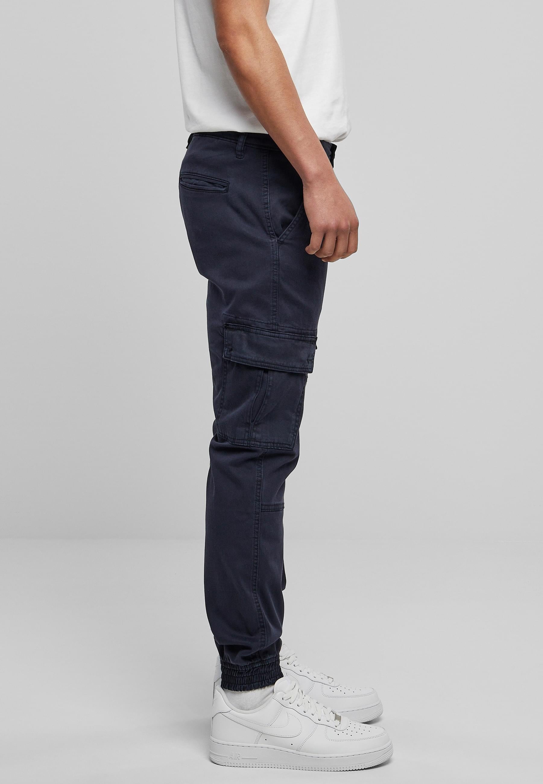 URBAN CLASSICS Cargohose »Urban Classics Herren Washed Cargo Twill Jogging Pants«, (1 tlg.)