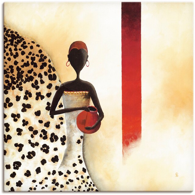Artland Wandbild »Afrikanische Frau I«, Frau, (1 St.), als Alubild,  Leinwandbild, Wandaufkleber oder Poster in versch. Größen kaufen | BAUR