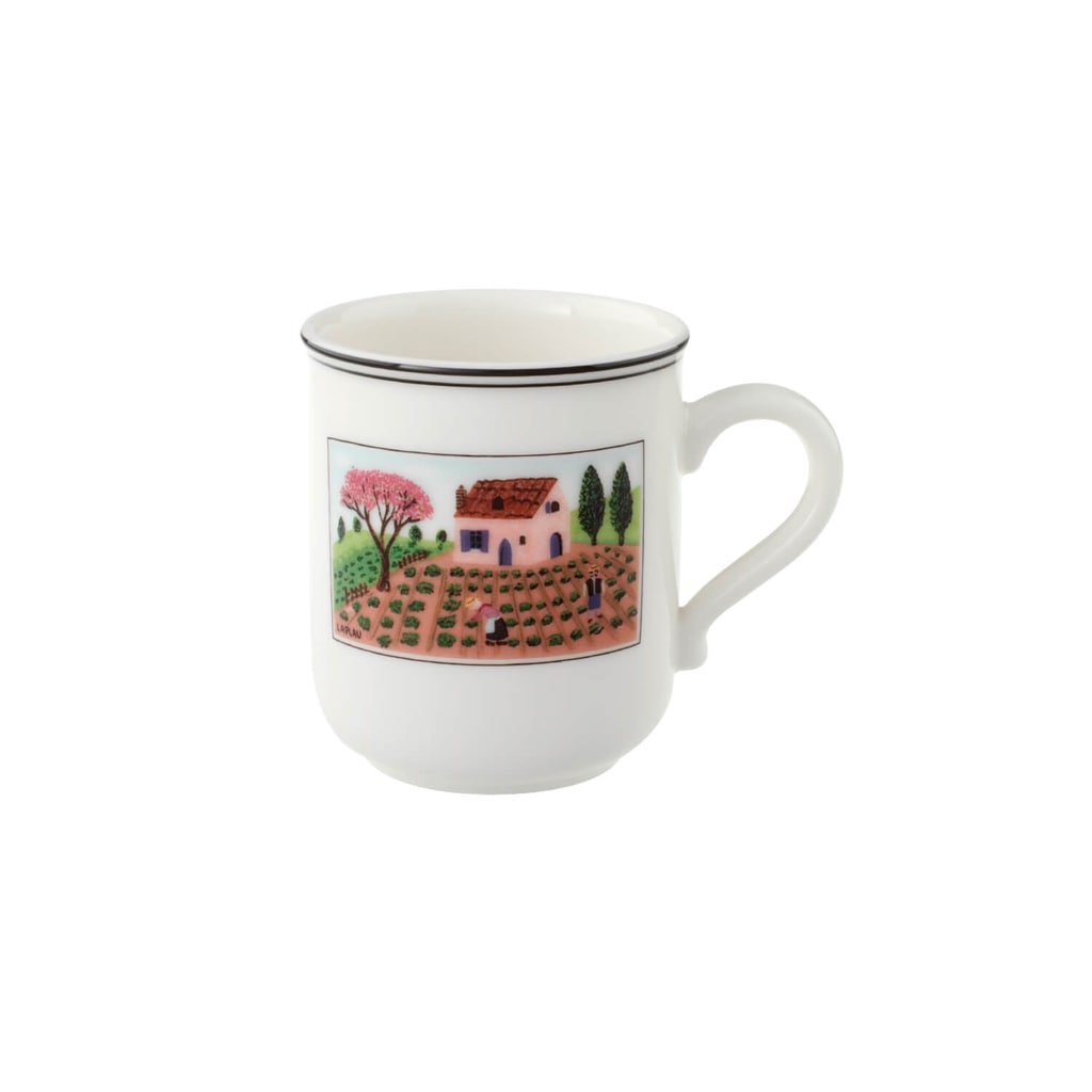 Villeroy & Boch Becher "Kaffeebecher Gärtner Design Naif 300 ml bunt" günstig online kaufen