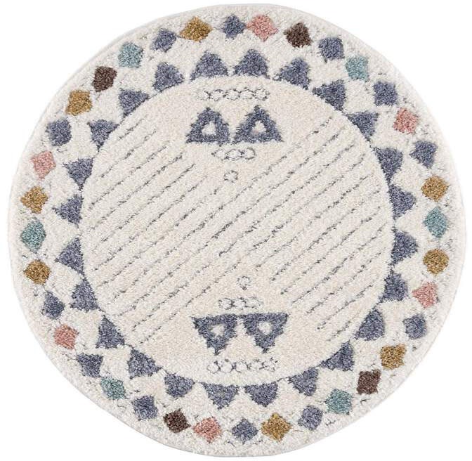 Thumbnail - Carpet City Hochflor-Teppich "Focus 3034" rund 20 mm Höhe Boho-Teppich, Hochtief-Muster/ 3D-Effekt, für Wohnzimmer, Schl...