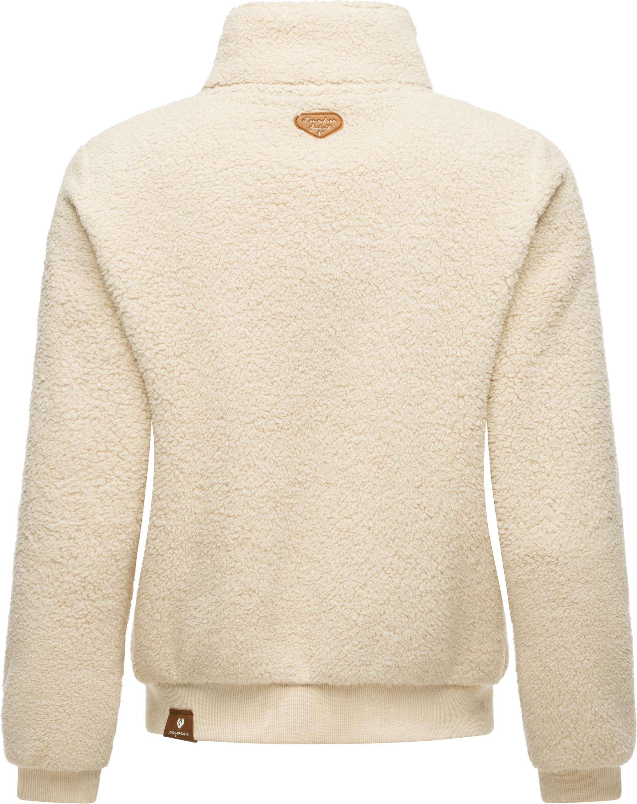 Ragwear Sweatjacke »Imolla«, Flauschige Übergangsjacke aus Teddyfleece