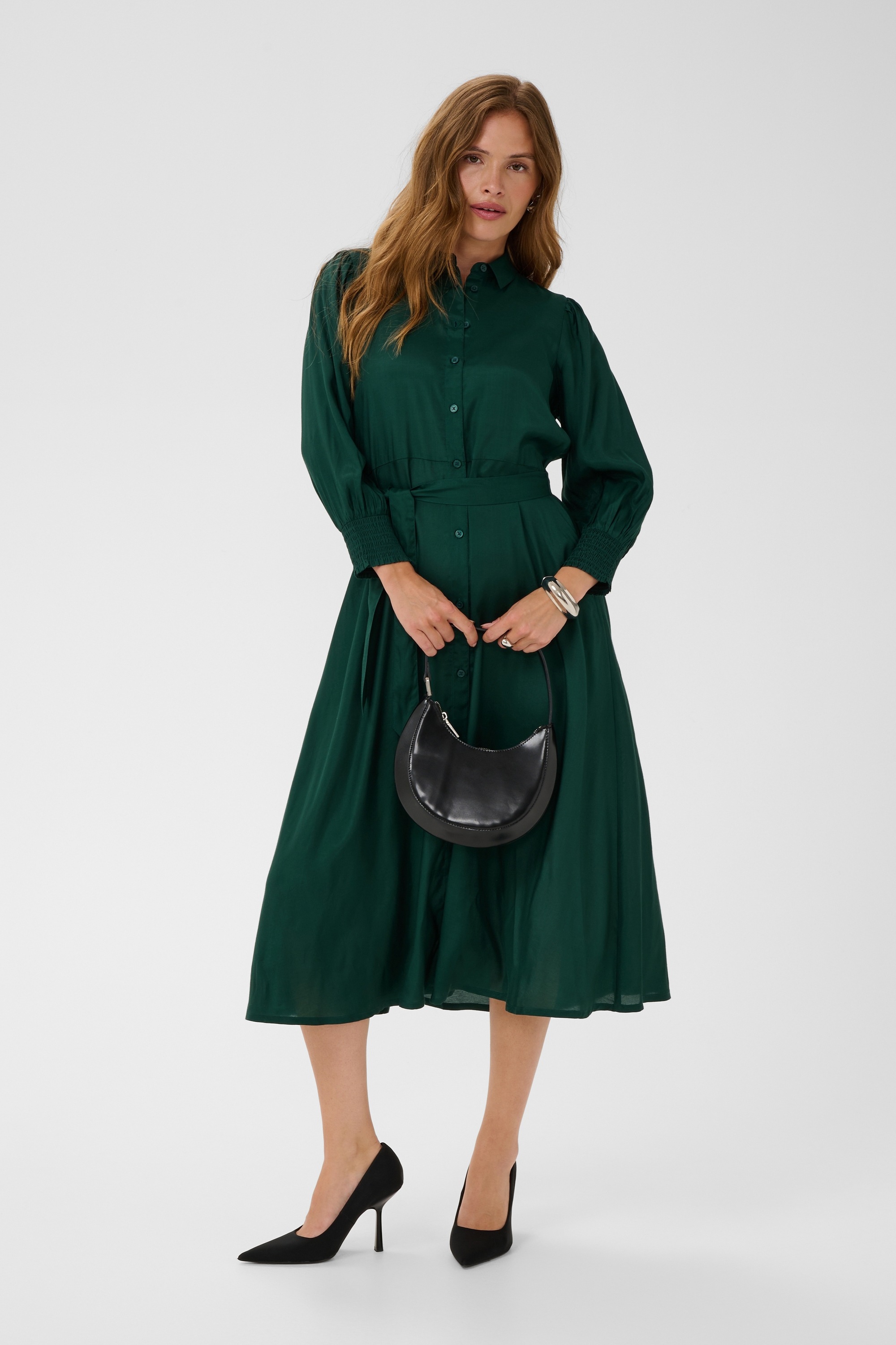 KAFFE Midikleid »Kleid KAemine«