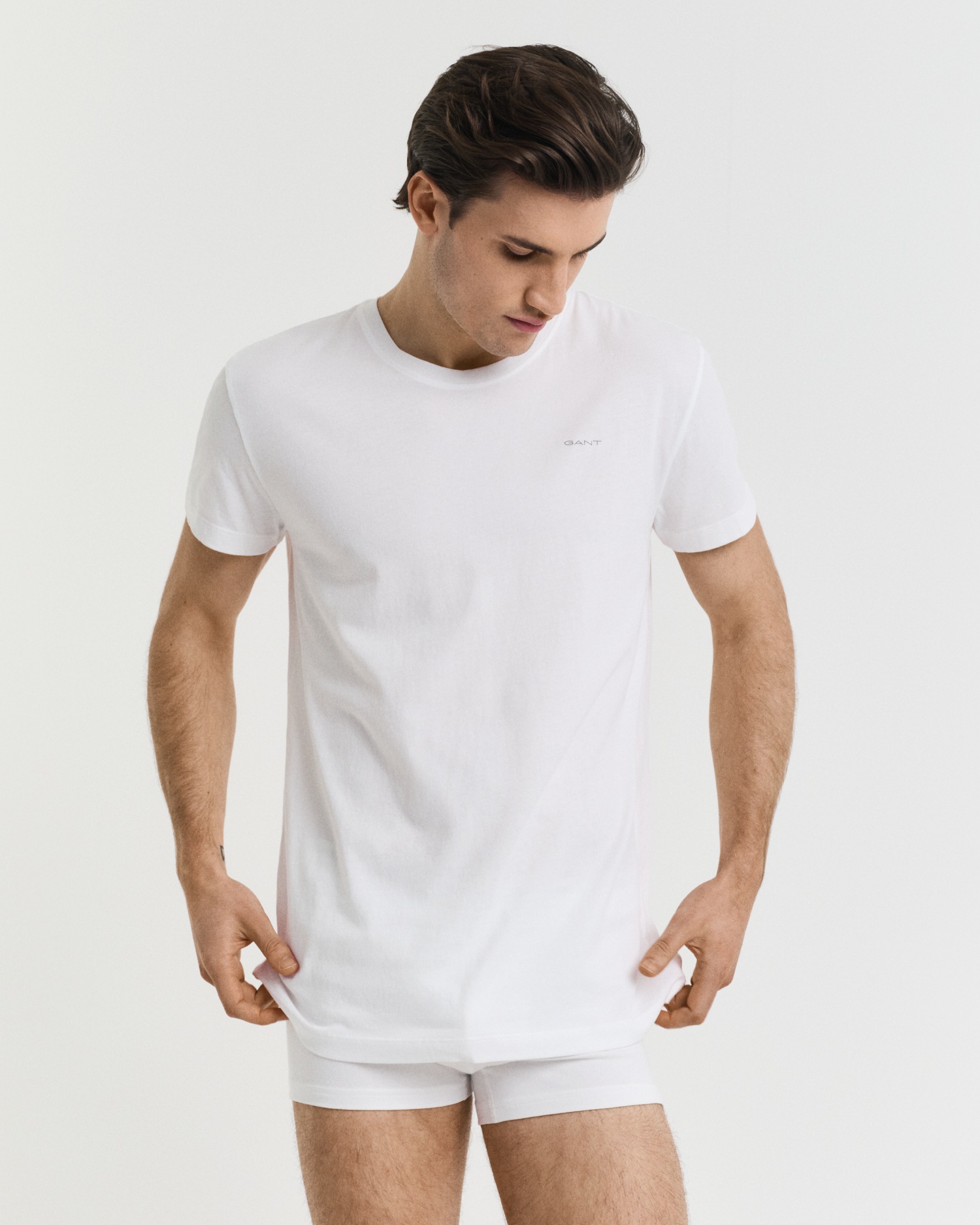 Gant Kurzarmshirt "C-NECK T-SHIRT 2-PACK" Mit Rundhalsausschnitt günstig online kaufen
