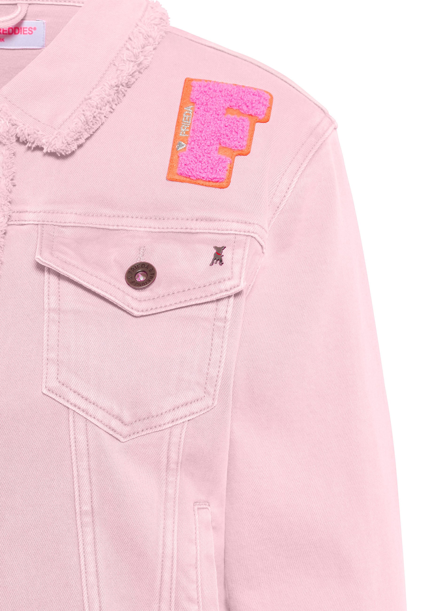 Frieda & Freddies Jeansjacke »Denim Jacket "F"« 1 Stk. tlg. ohne Kapuze