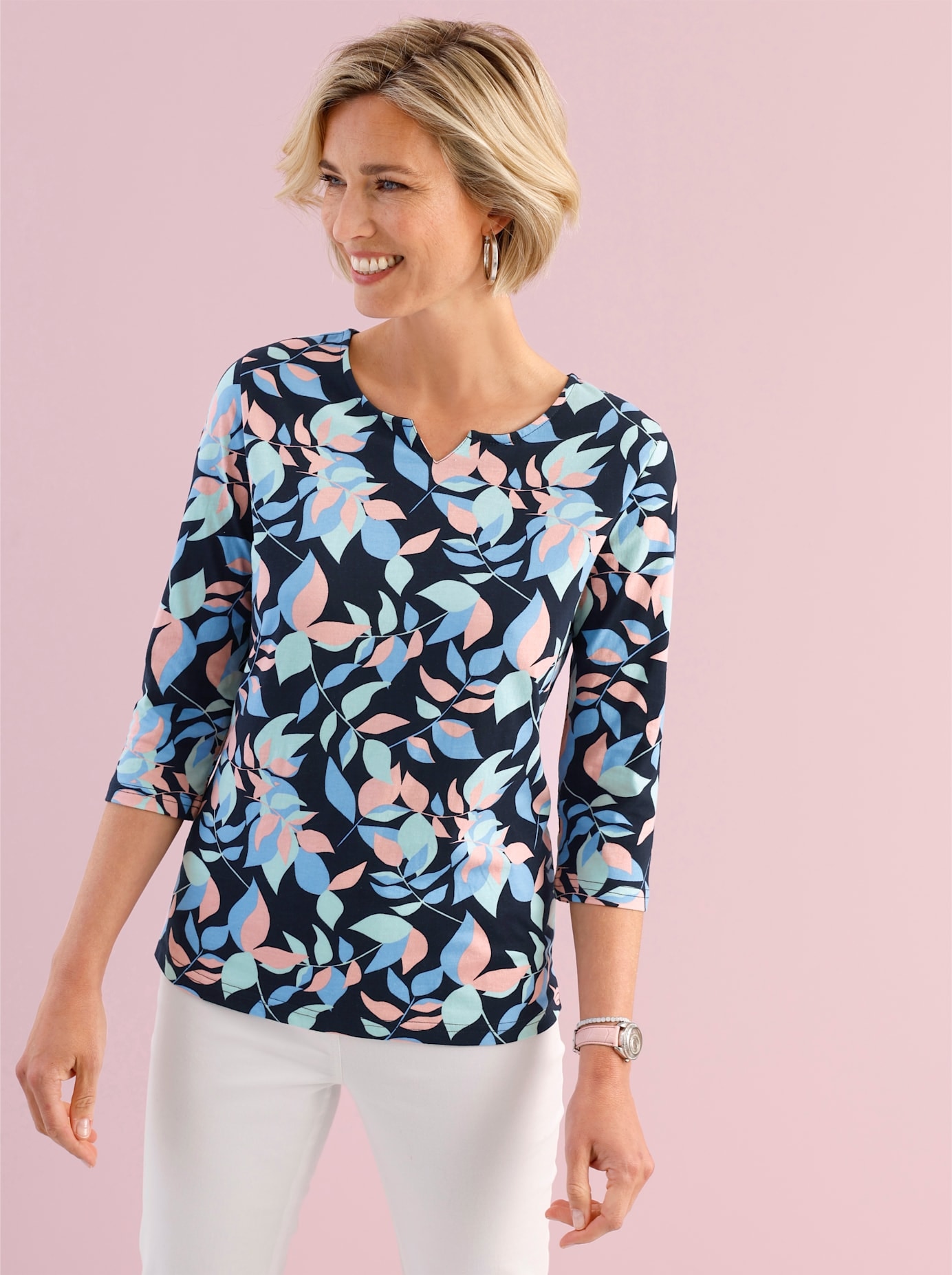 Classic Basics 3/4-Arm-Shirt "3/4-Arm-Shirt" 1 Stk. tlg. günstig online kaufen