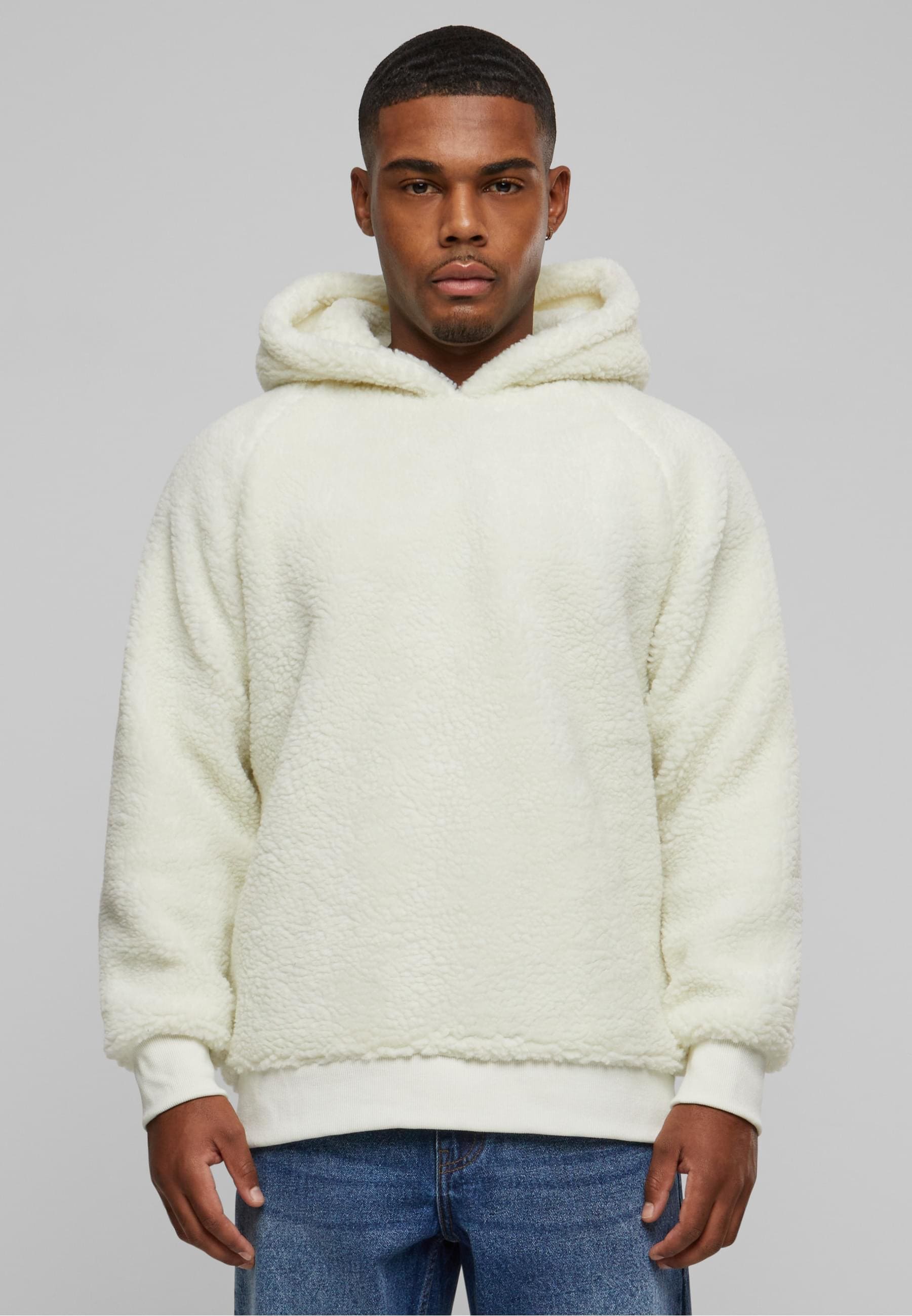URBAN CLASSICS Sweatshirt »Urban Classics Herren Sherpa Hoody«, (1 tlg.)