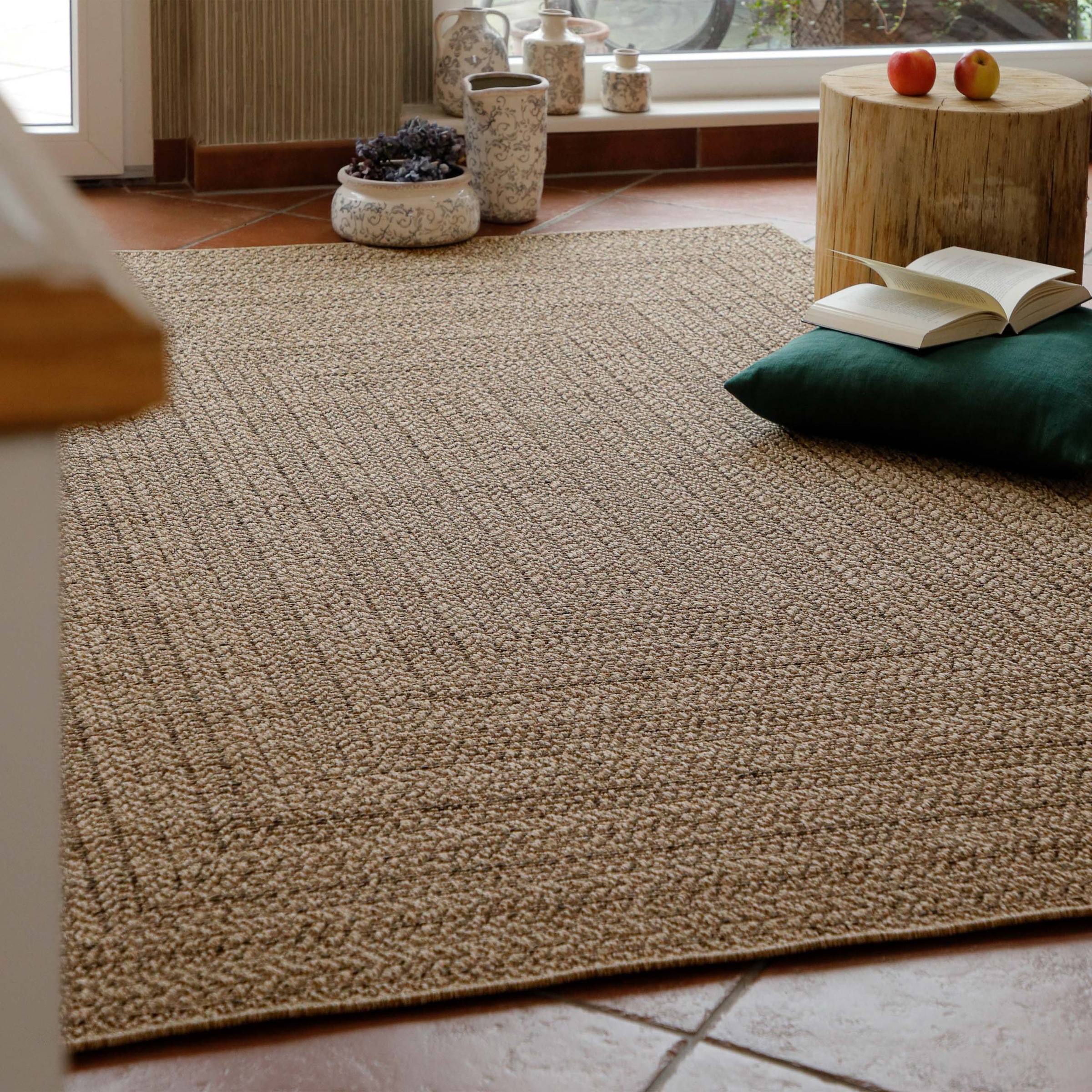 Wecon home Teppich »Layo« rechteckig 6 mm Höhe Flachgewebe, wetterfest, geometrisches Design, In- & Outdoor Teppich