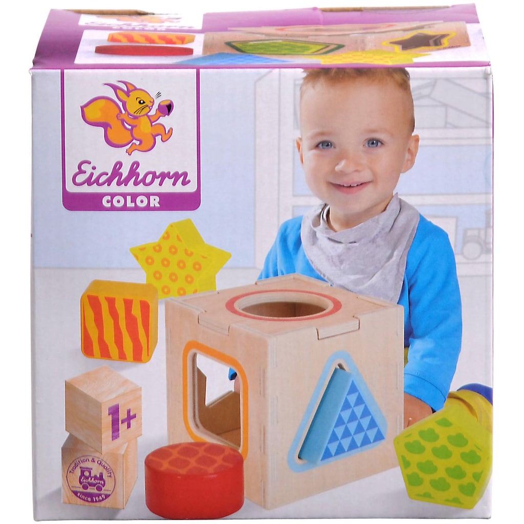 Eichhorn Steckspielzeug »Holzspielzeug, Color, Steckbox«