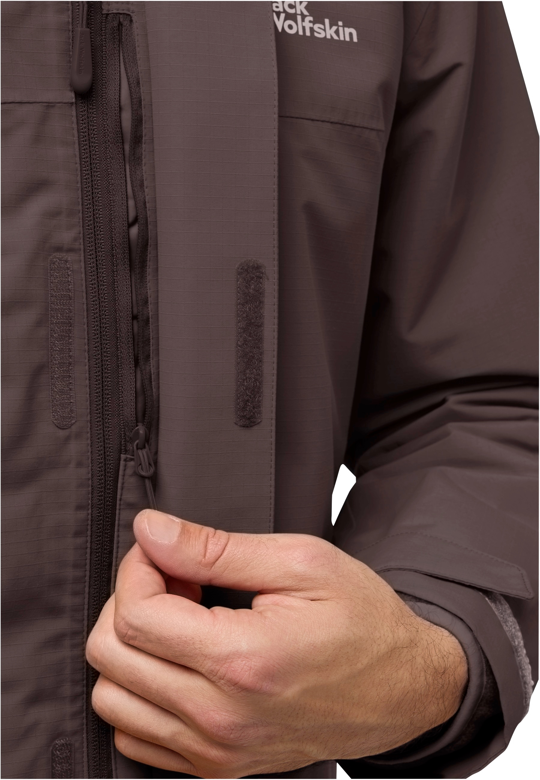 Jack Wolfskin Funktionsjacke »ALTENBERG 3IN1«, mit Kapuze, 3in1, wasserdicht, Übergangsjacke