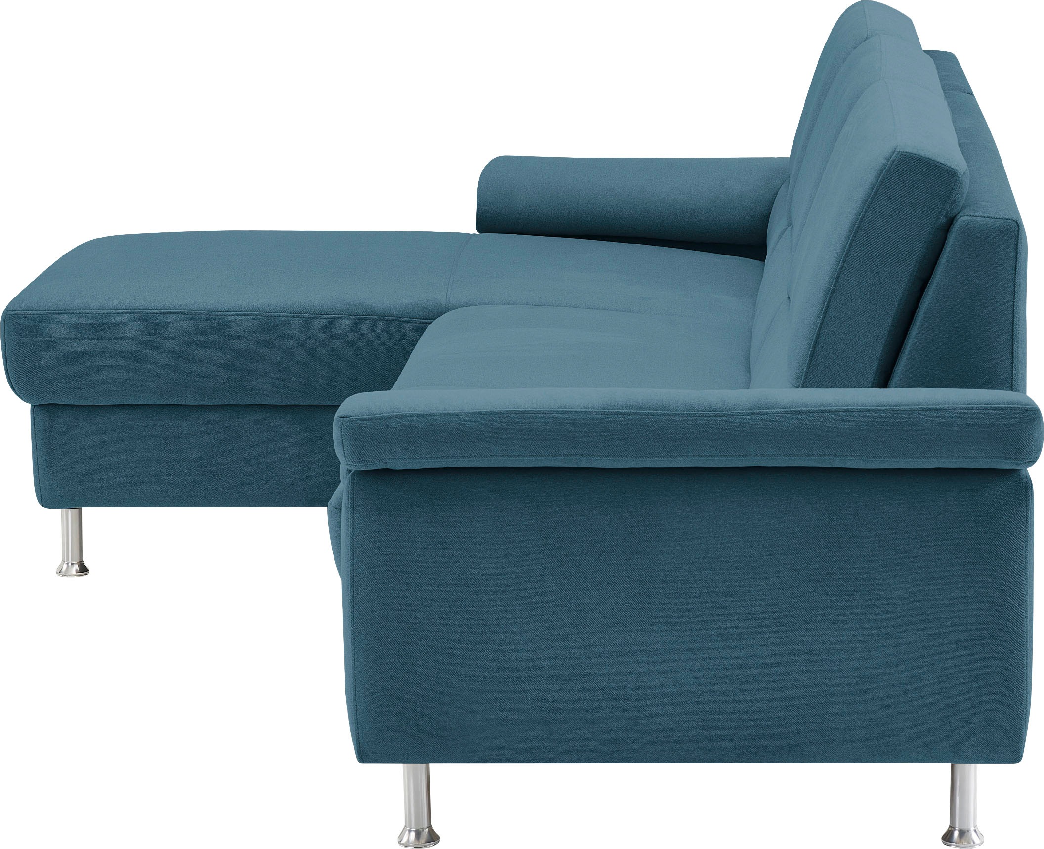 CALIZZA INTERIORS Ecksofa »Onyx L-Form«, Recamiere links oder rechts, wahlweise mit Bettfunktion, Breite 270 cm