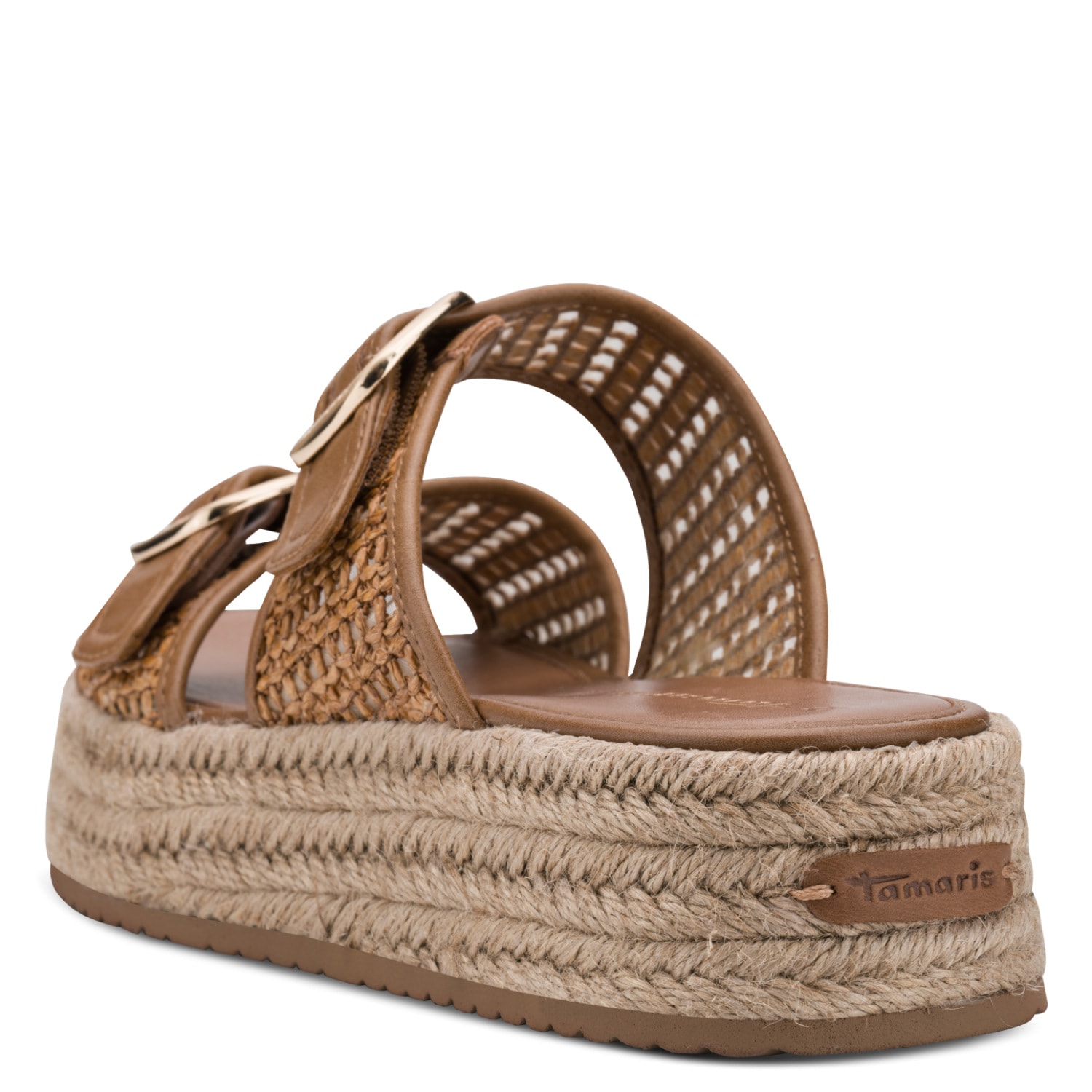 Tamaris Pantolette  Plateau, Sommerschuh, Schlüpfschuh mit sommerlicher Lochung
