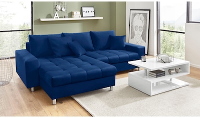 Nova Via Ecksofa, wahlweise mit Kaltschaum (140kg Belastung/Sitz), RGB-LED-Beleuchtung und Bettfunktion kaufen Nova Via Ecksofa, wahlweise mit Kaltschaum (140kg Belastung/Sitz), RGB-LED-Beleuchtung und Bettfunktion kaufen