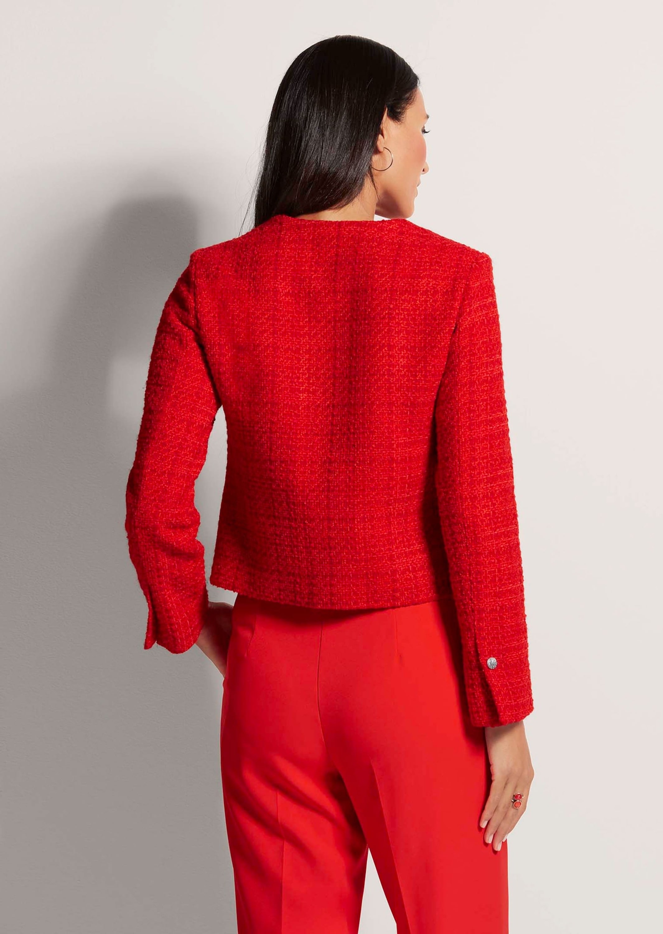 MADELEINE Jerseyblazer »Blazer Kurzer Tweed-Blazer«
