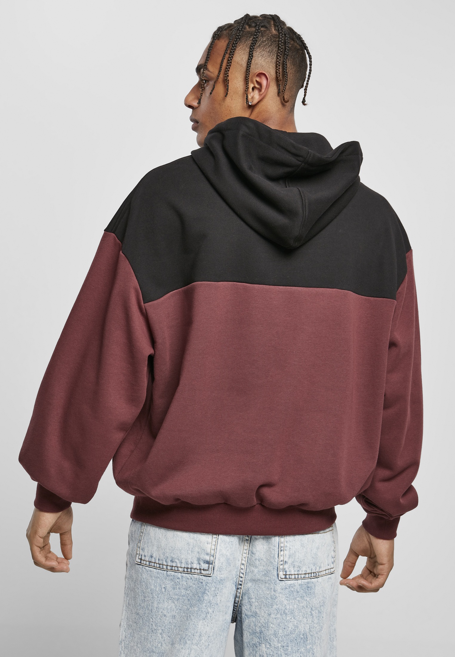 URBAN CLASSICS Sweater »Herren Upper Block Hoody«, (1 tlg.) ▷ kaufen | BAUR