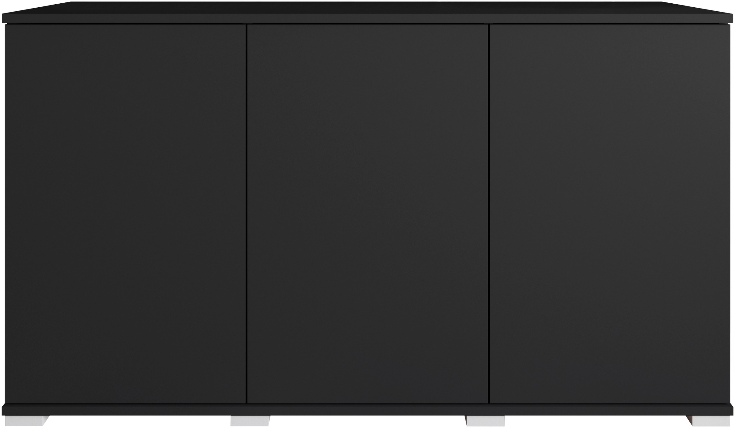 INOSIGN Sideboard »Kenia, moderne grifflose Kommode mit 3 Türen, Breite 120 cm«, (1 St.), Push-to-Open-Fronten, höhenverstellbaren Einlegeböden