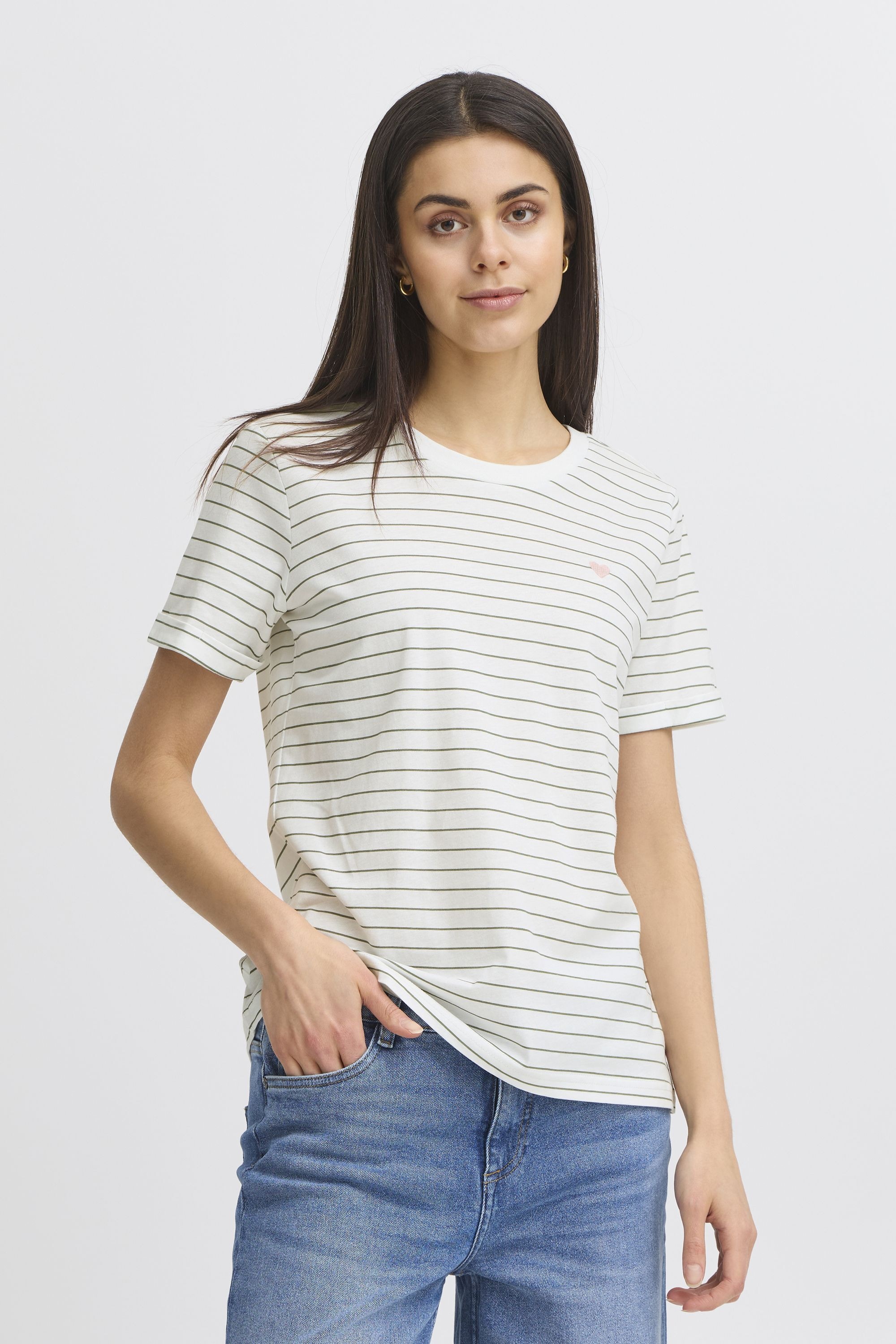 fransa Rundhalsshirt »Rundhalsshirt FRAMORA«