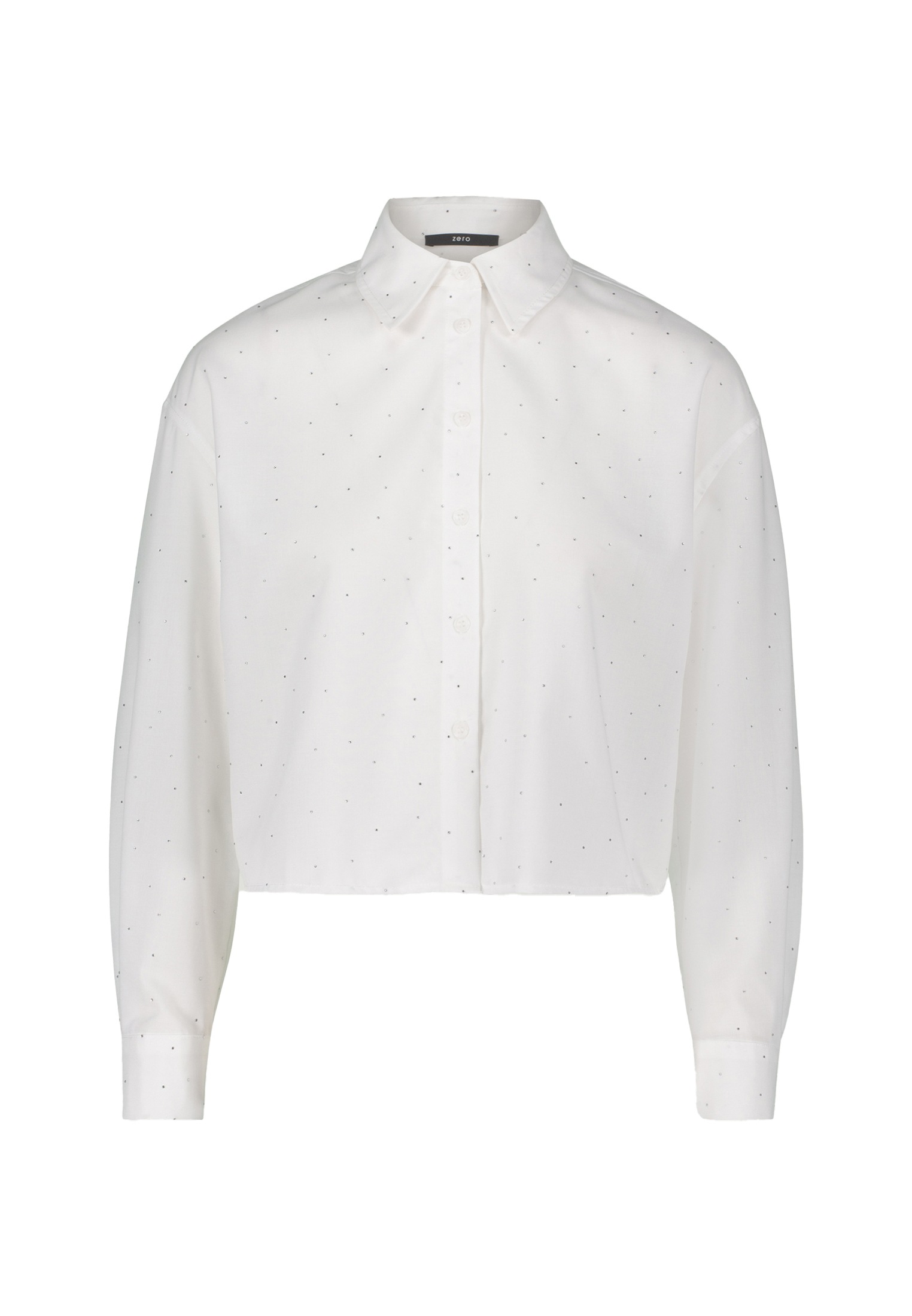 Zero Klassische Bluse »zero Bluse mit Strasssteinen«