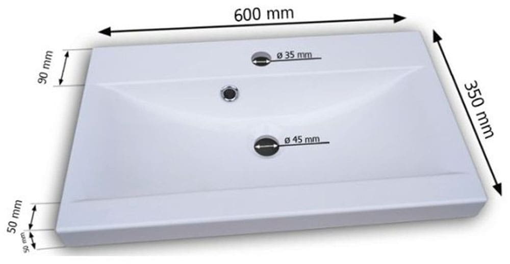 INOSIGN Badmöbel-Set »Kenia«, (Set, 5 St.), Modernes Badmöbel-Set mit viel Stauraum und Glaseinsatz