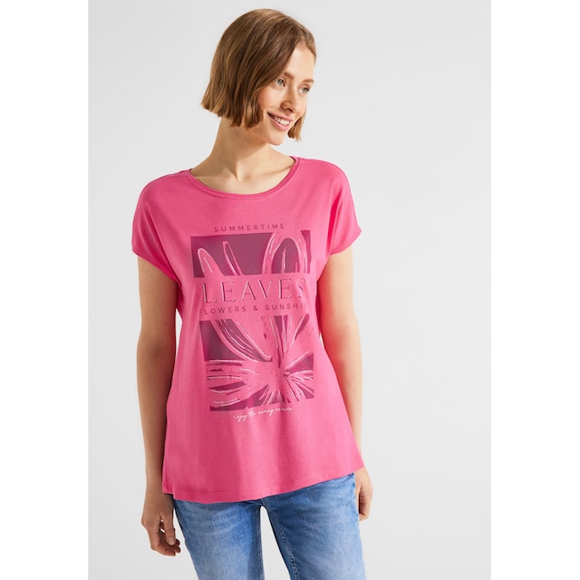 STREET ONE T-Shirt, mit Rundhalsausschnitt für bestellen | BAUR