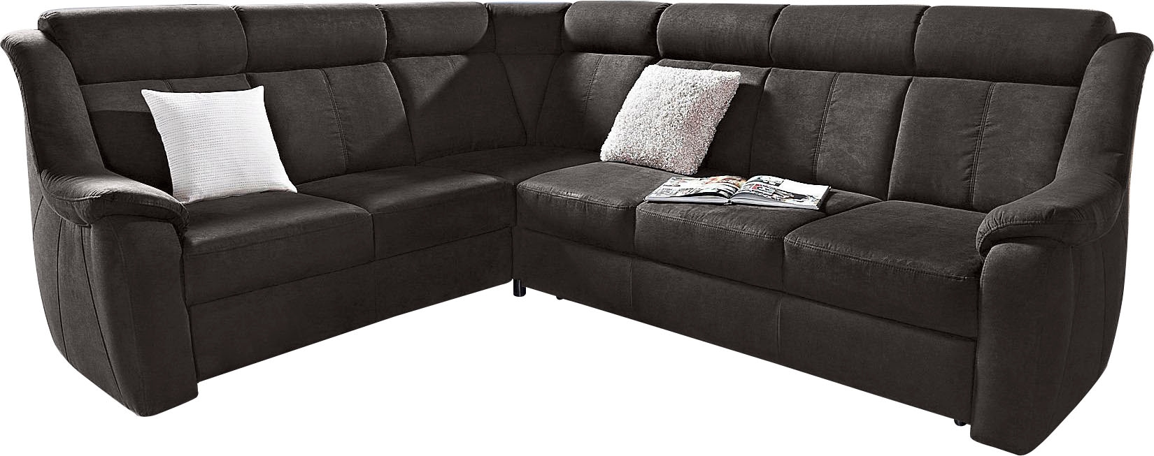 sit&more Ecksofa »Basel L-Form«, wahlweise mit Relaxfunktion