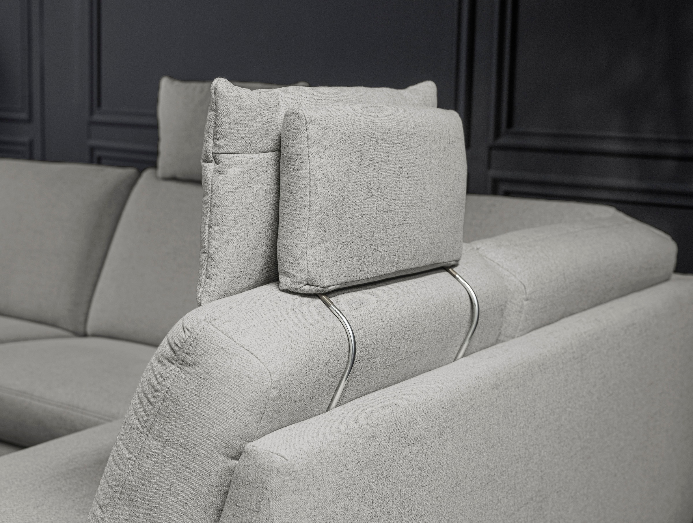alina Ecksofa, inkl. Kopfstützen, wahlweise mit Relaxfunktion, Breite: 267 cm