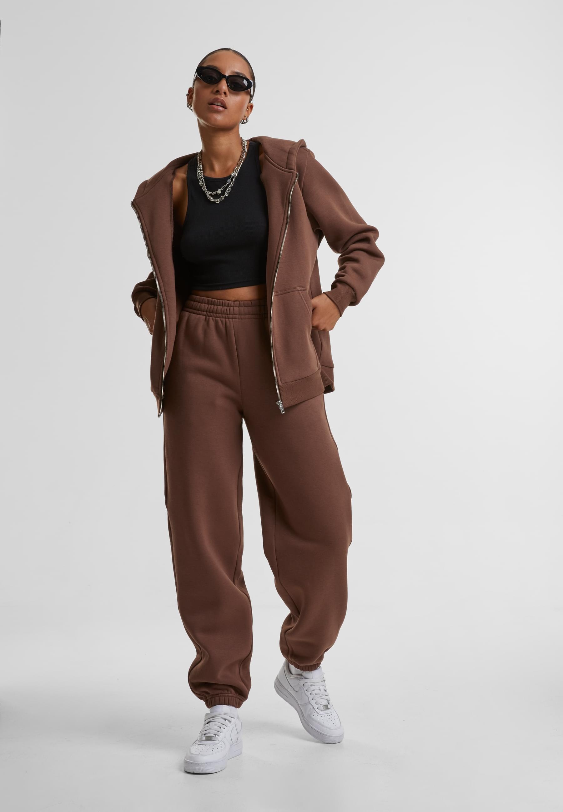 URBAN CLASSICS Jogginghose »Urban Classics Ladies Fluffy Sweatpants«, (1 tlg.)