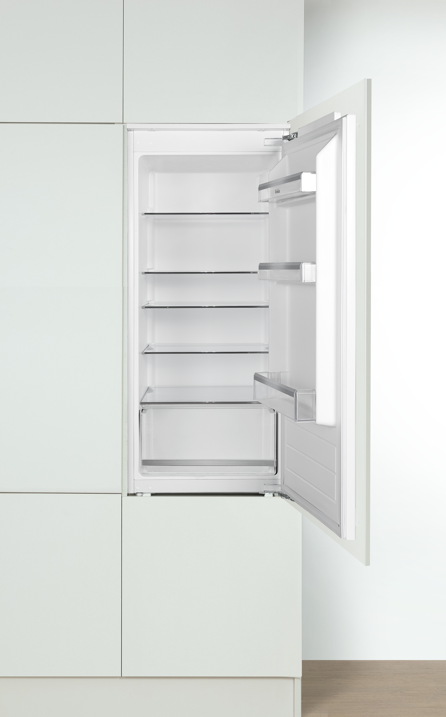 Amica Einbaukühlschrank »EVKSS 352 225« 122 cm hoch 54 cm breit 197 Liter Nutzinhalt – Großzügiger Stauraum für den Wocheneinkauf