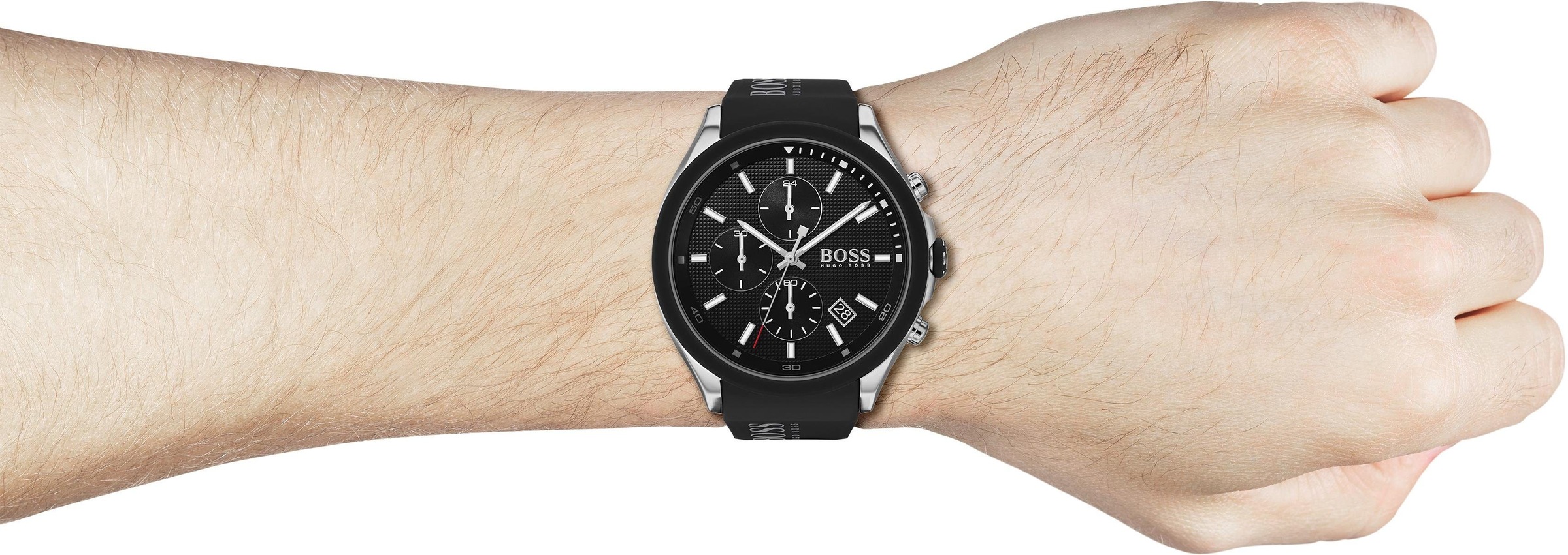 Hugo boss chronograph on sale black