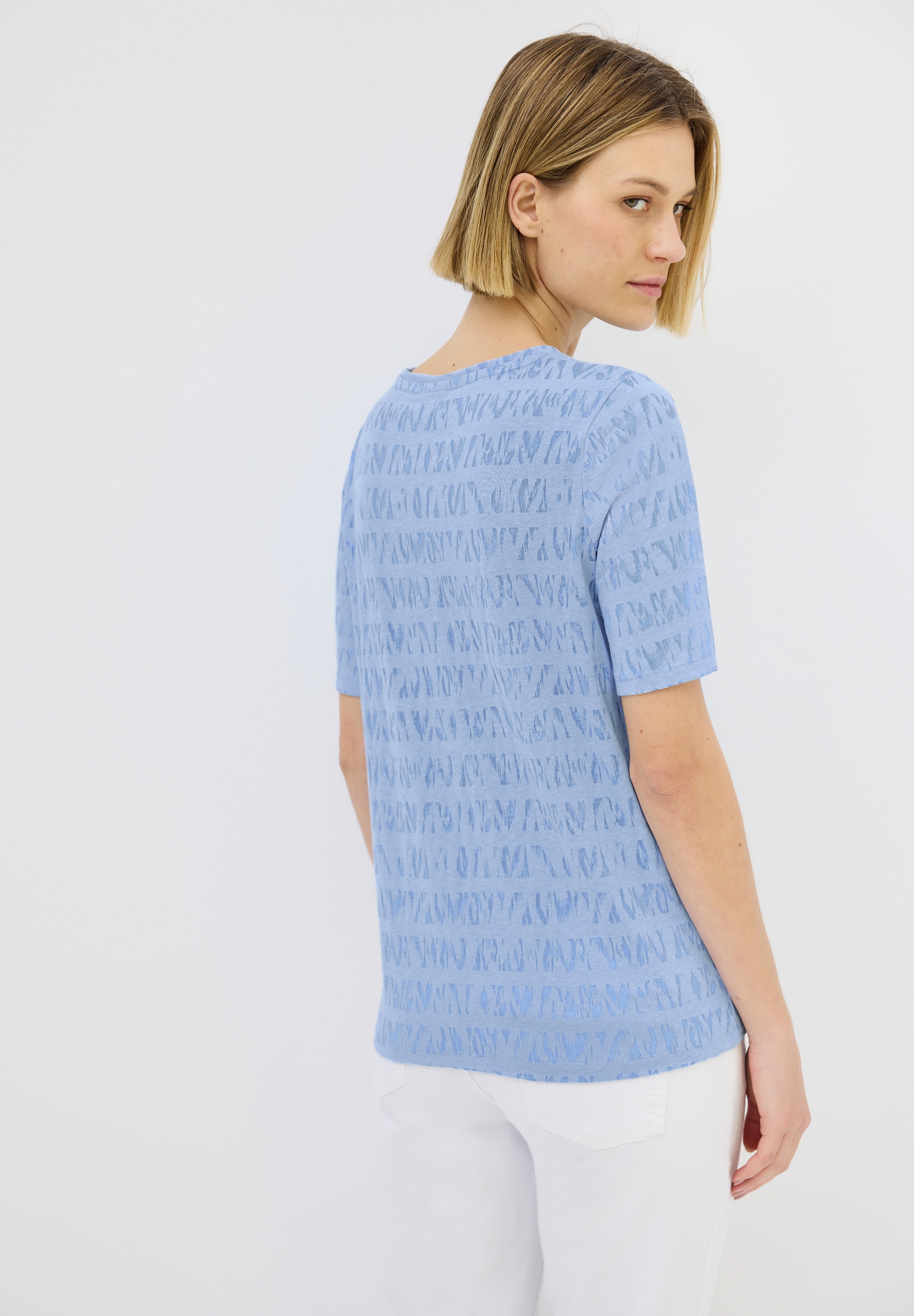 Cecil Print-Shirt, aus elastischem Materialmix günstig online kaufen