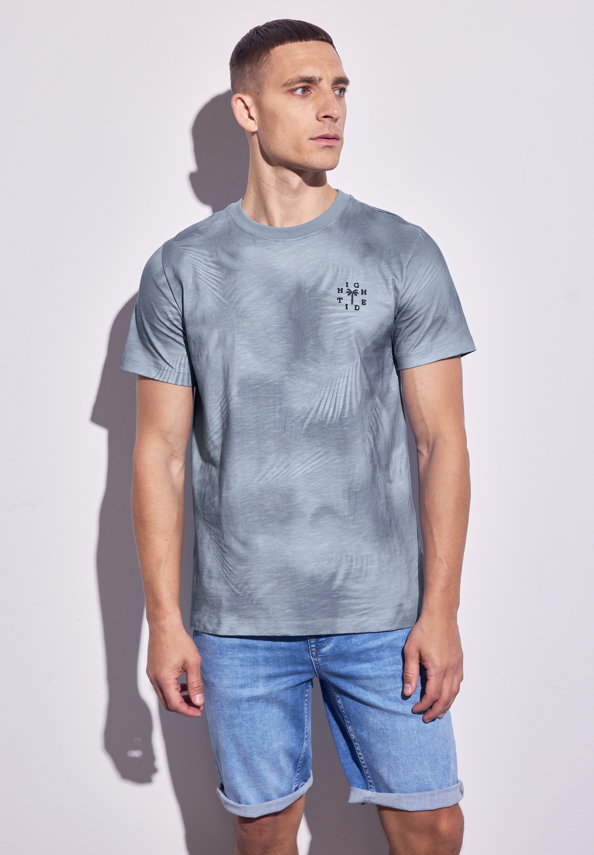 STREET ONE MEN T-Shirt, aus reiner Baumwolle günstig online kaufen