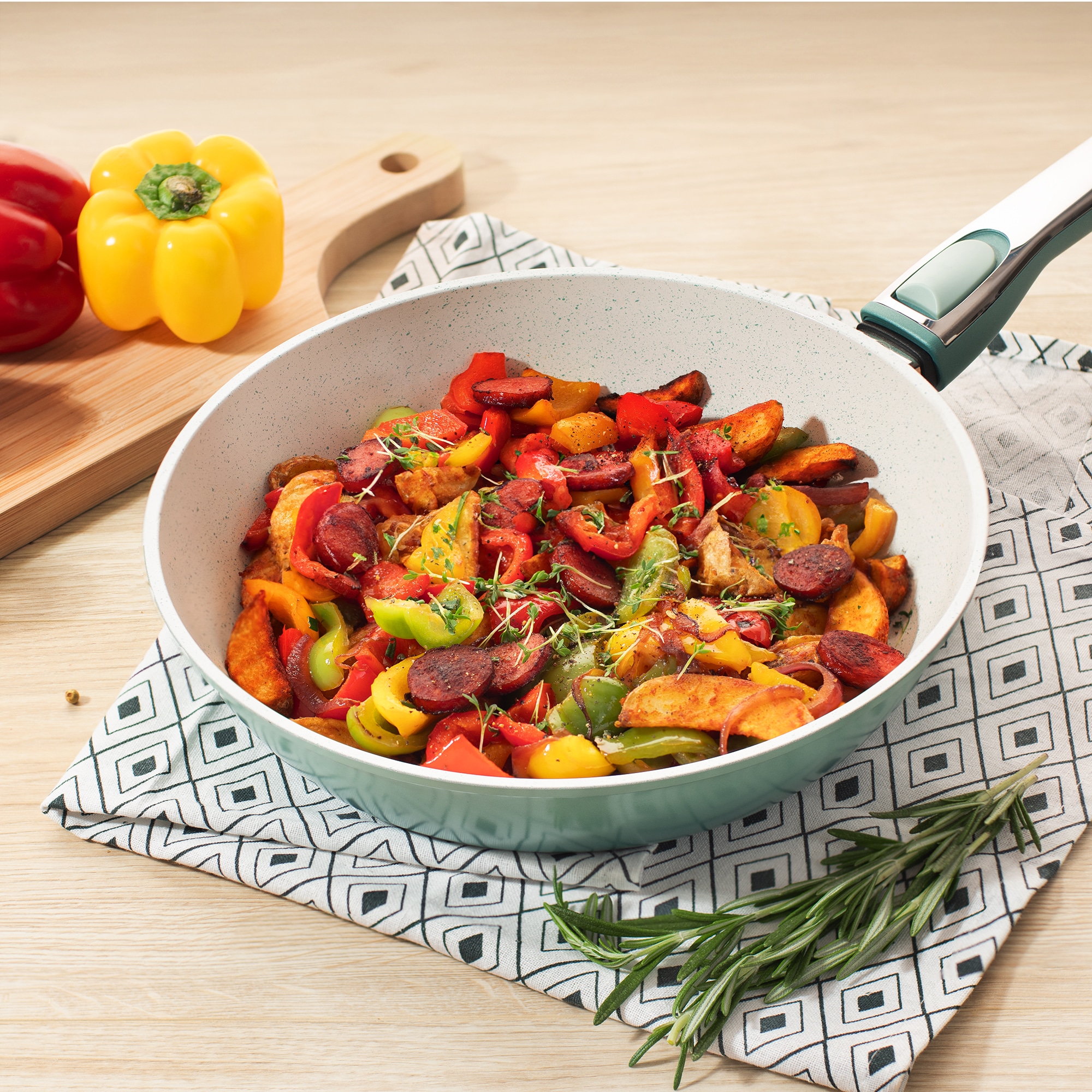 Genius Pfannen-Set "Cerafit Revolution Ø 24 cm 28 cm" Keramik Set, 6 Stk. t günstig online kaufen