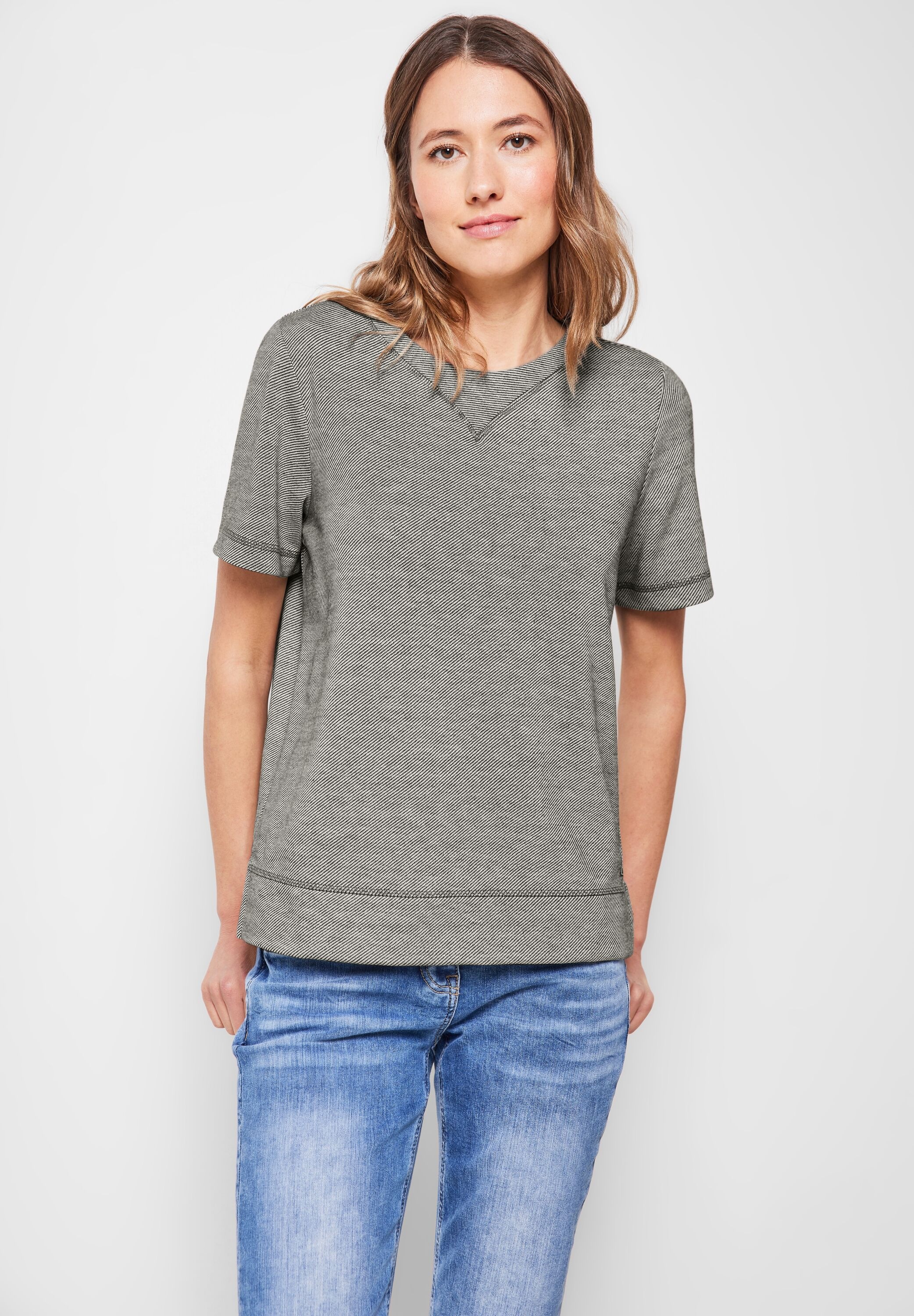 Cecil Sweatshirt mit Rundhalsausschnitt
