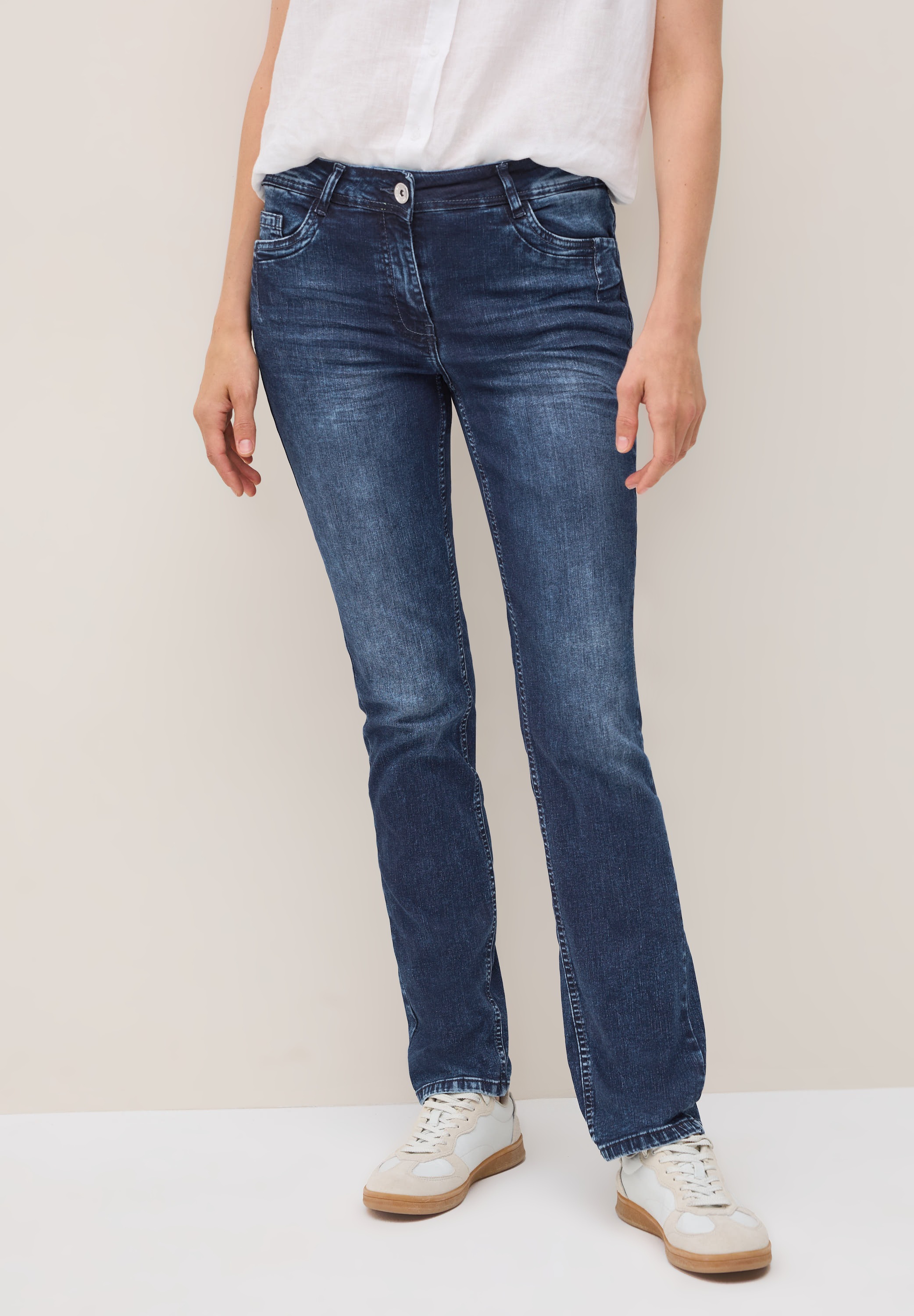 Cecil Loose-fit-Jeans, High Waist