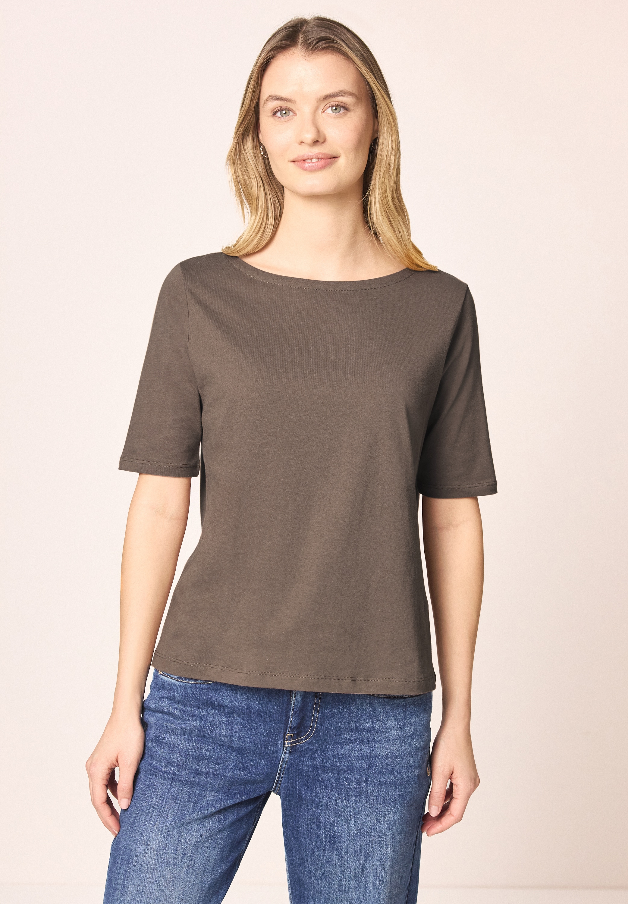 STREET ONE T-Shirt aus reiner Baumwolle günstig online kaufen