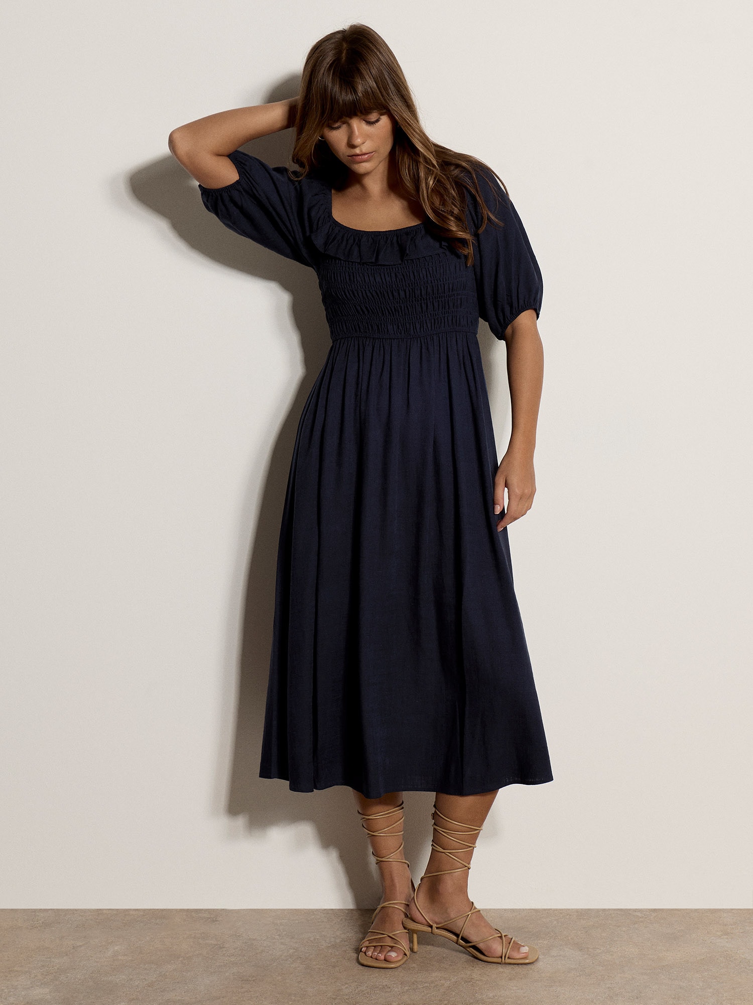 Apricot Maxikleid »Maxikleid« Gerafft