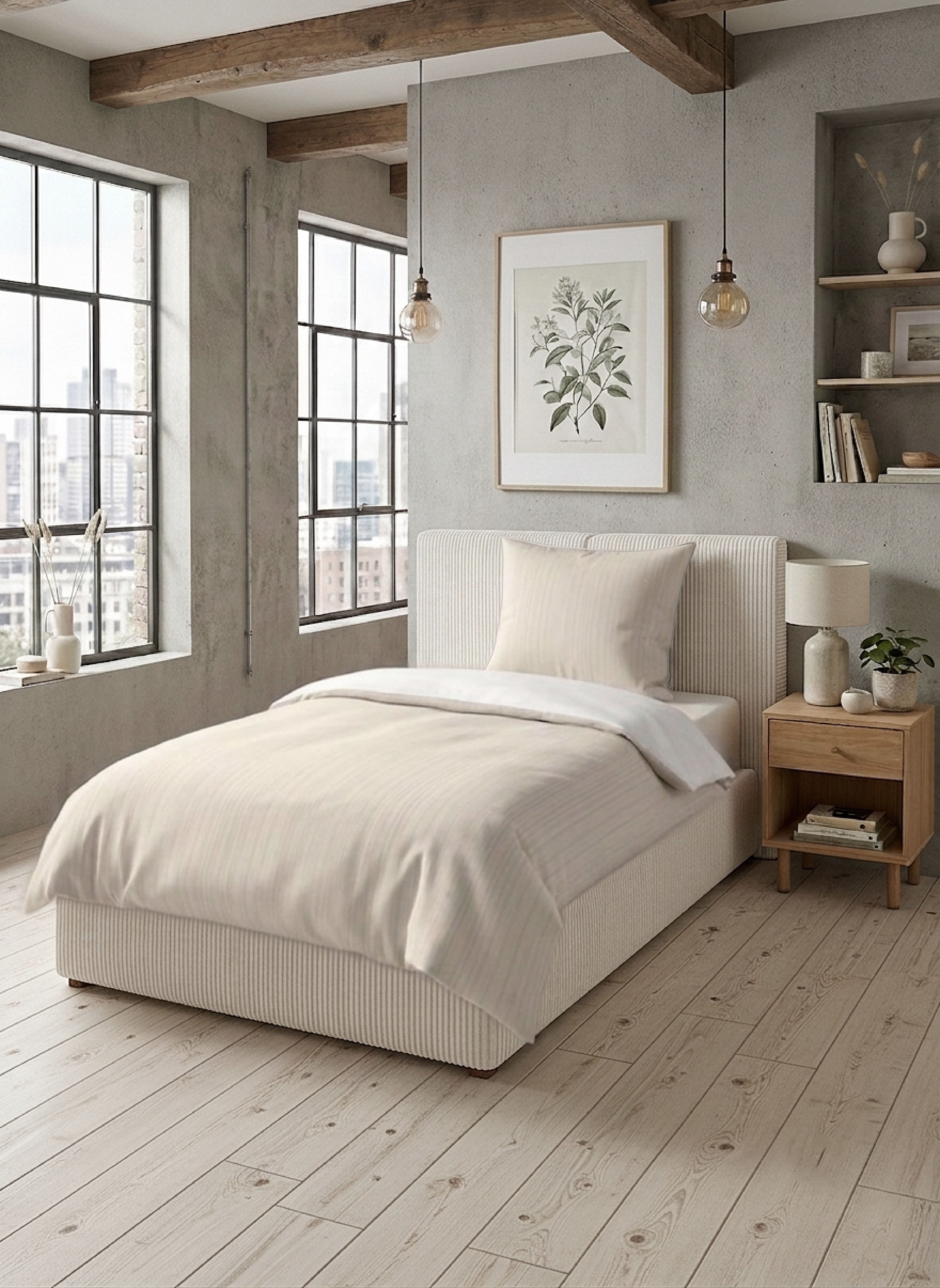 Biberna Wendebettwäsche "0615211 Premium Satin aus 100% Baumwolle mit Reißverschluß" 2 Stk. seidig glatt & atmungsaktiv, Reißverschluss, Feine Streifen