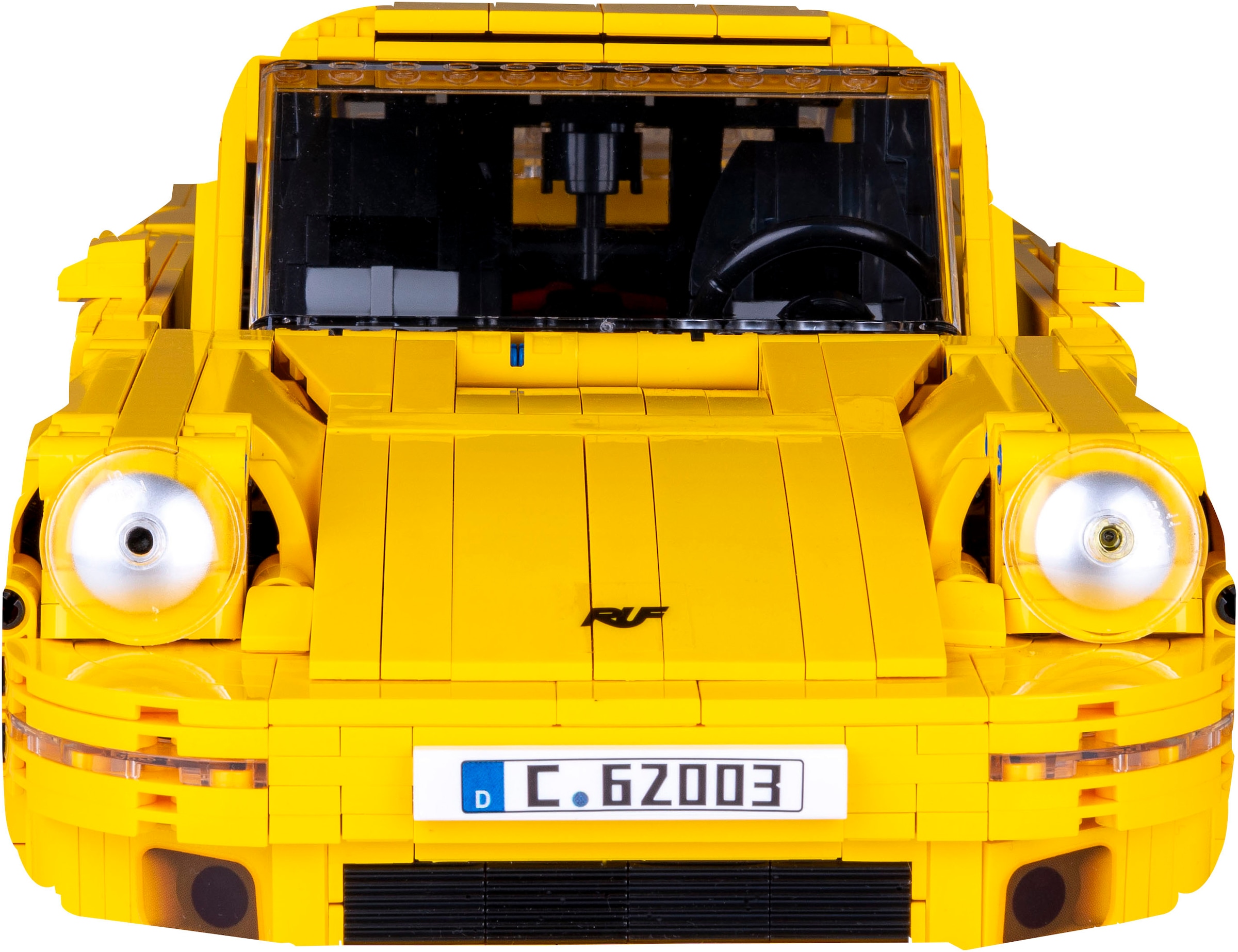 Jamara Konstruktions-Spielset »CaDA, RUF CTR 2017 Yellowbird 1:12 gelb Bricks«, (1515 St.)