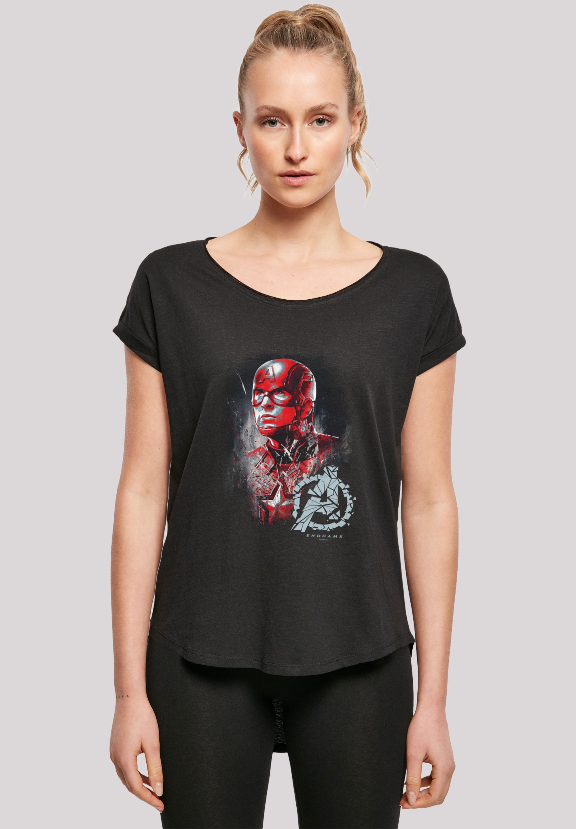 F4NT4STIC T-Shirt "Avengers Endgame Captain America", Damen,Premium Merch,L günstig online kaufen