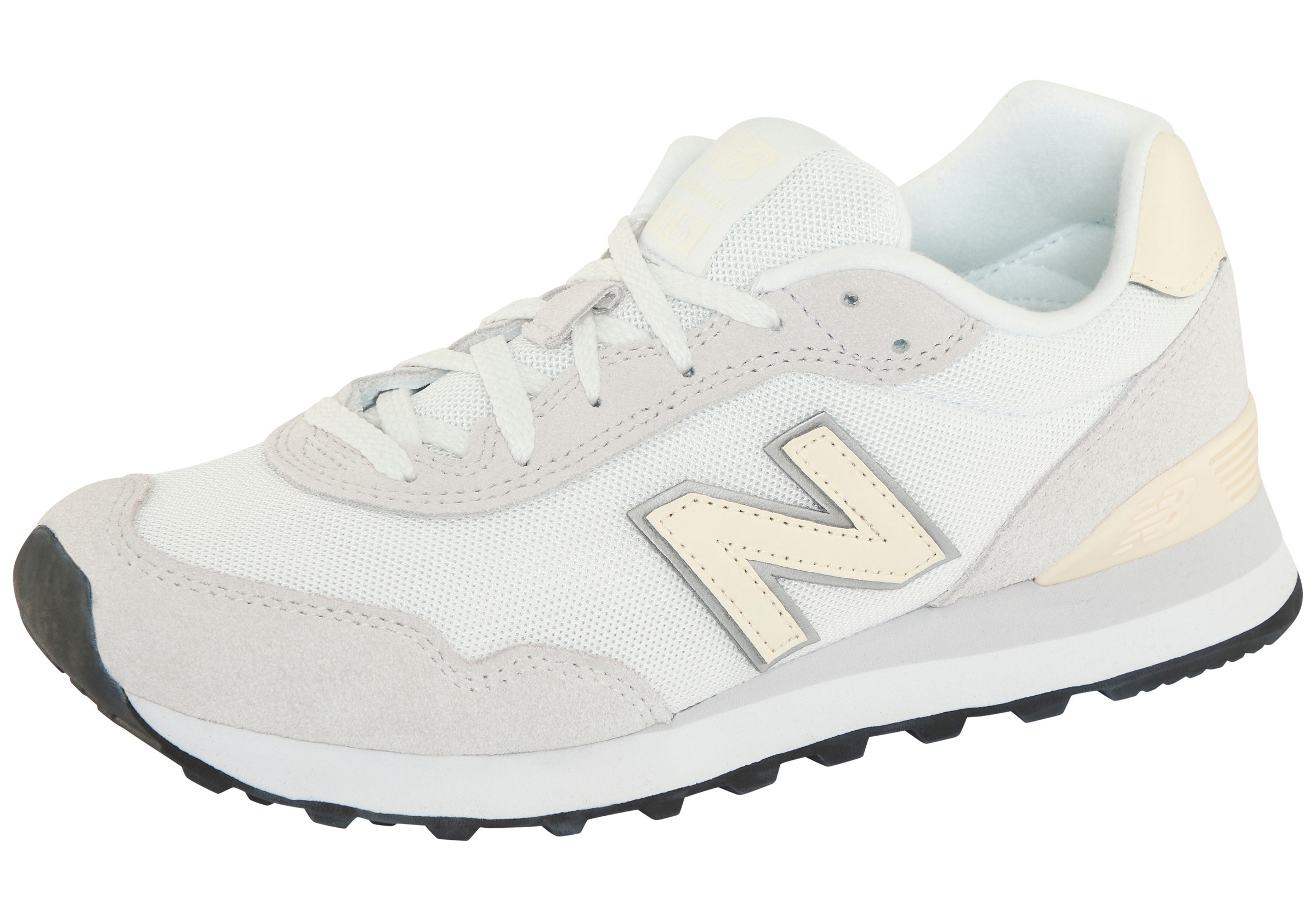 NEW BALANCE Damen Sneaker "515", Gr. 36,5, weiß, Leder, Textil, Schuhe