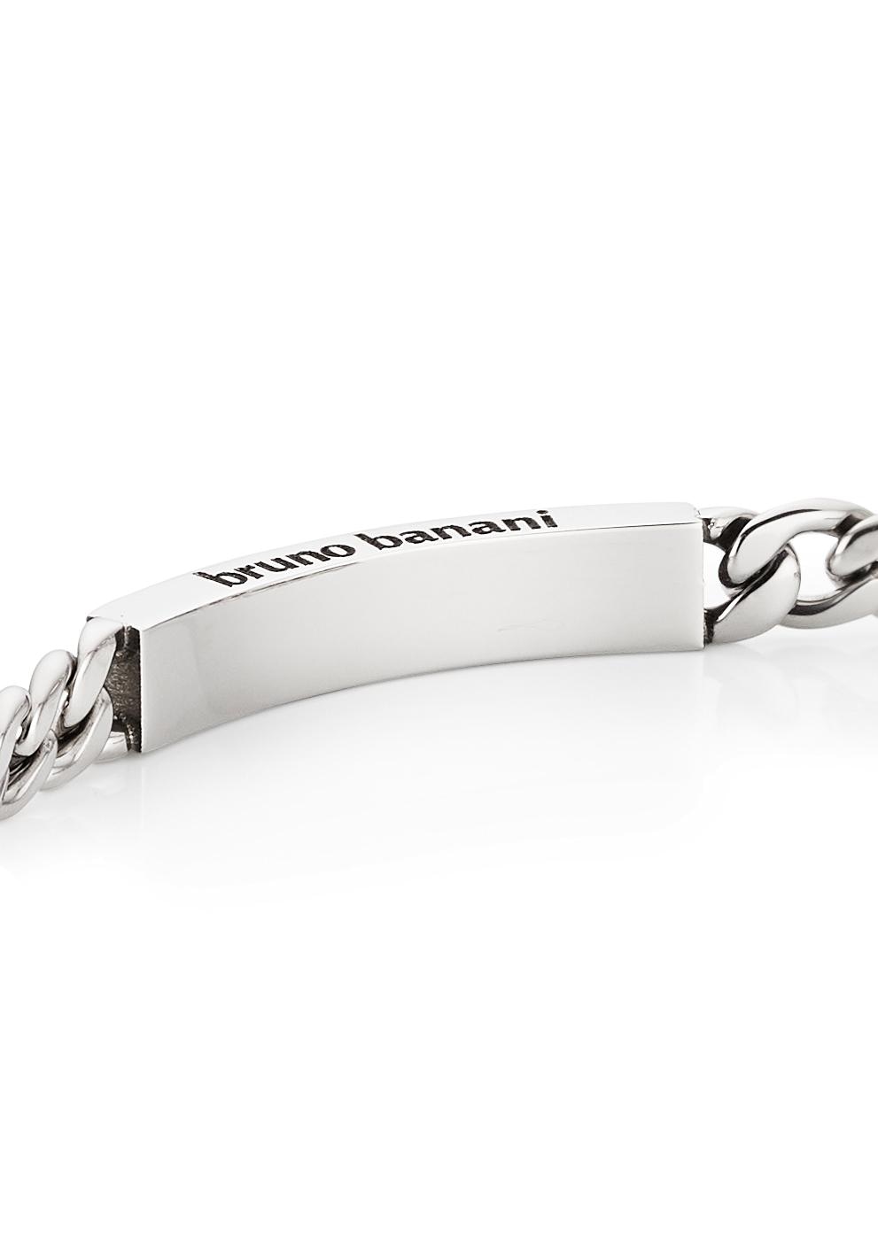 Armband Silber« BAUR »Schmuck Bruno breit ▷ Banani ID Geschenk, | Panzerkette kaufen Edelstahlarmband Gravur