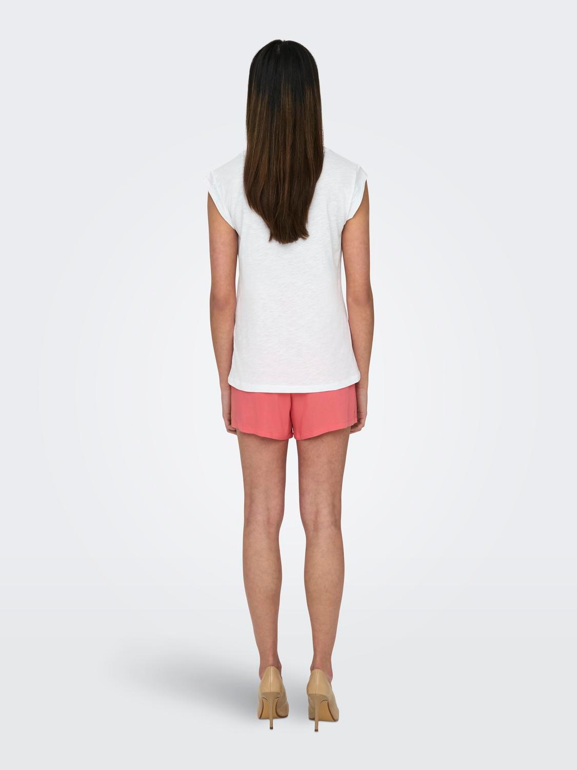 ONLY Kurzarmshirt »FEEL/FEATHERS TOP BOX CS JRS«
