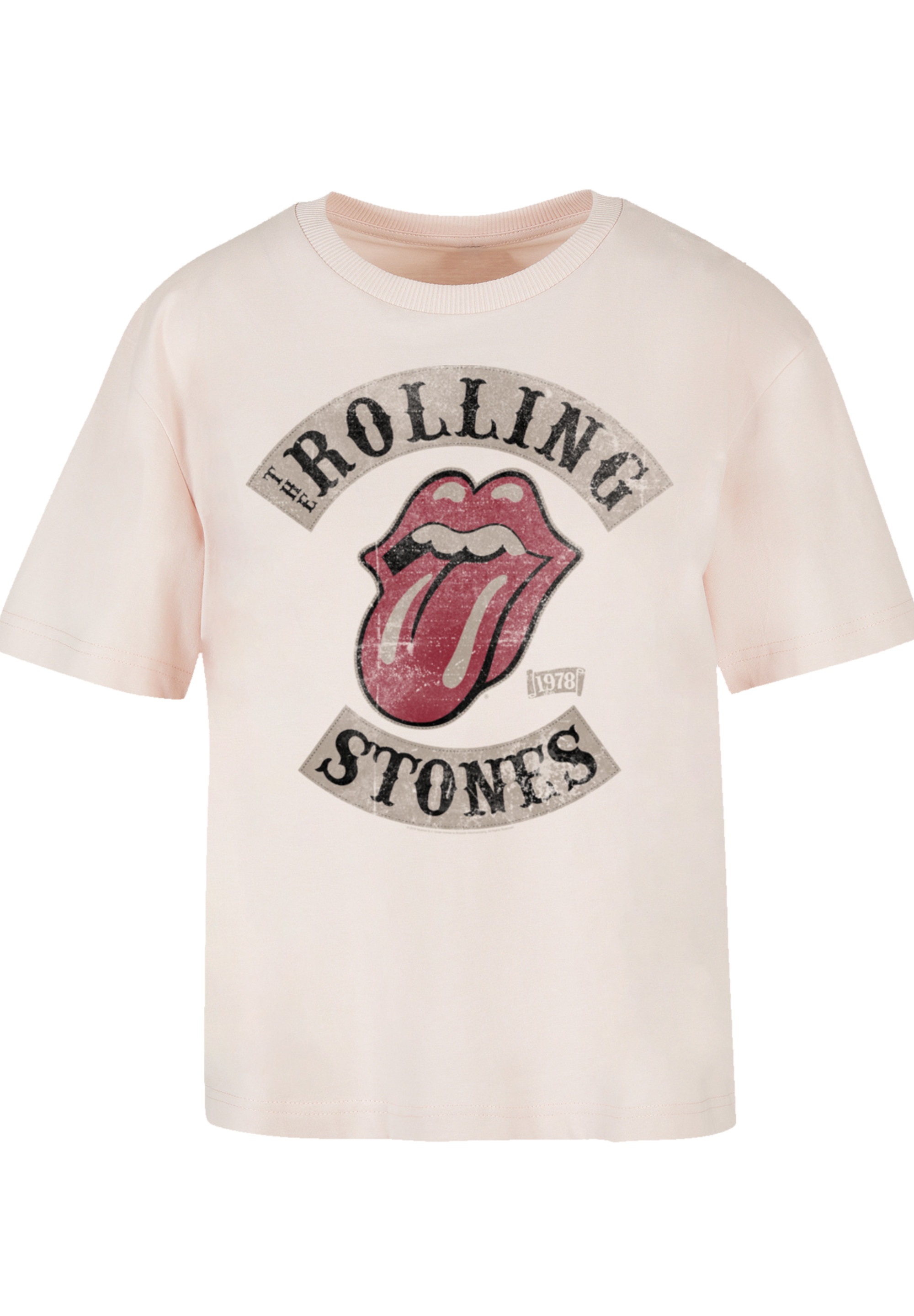 F4NT4STIC T-Shirt »The Rolling Stones Tour '78 Vector«, Print