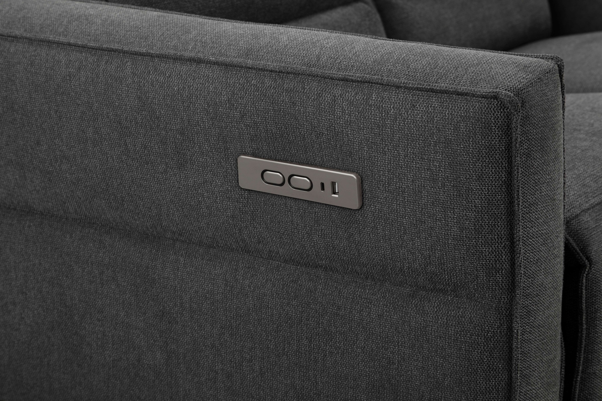 Places of Style 2-Sitzer »Carpari, 162 cm, mit manueller od. elektrischer Relaxfunktion«, (USB A/C), sowie Kopfteilverstellung