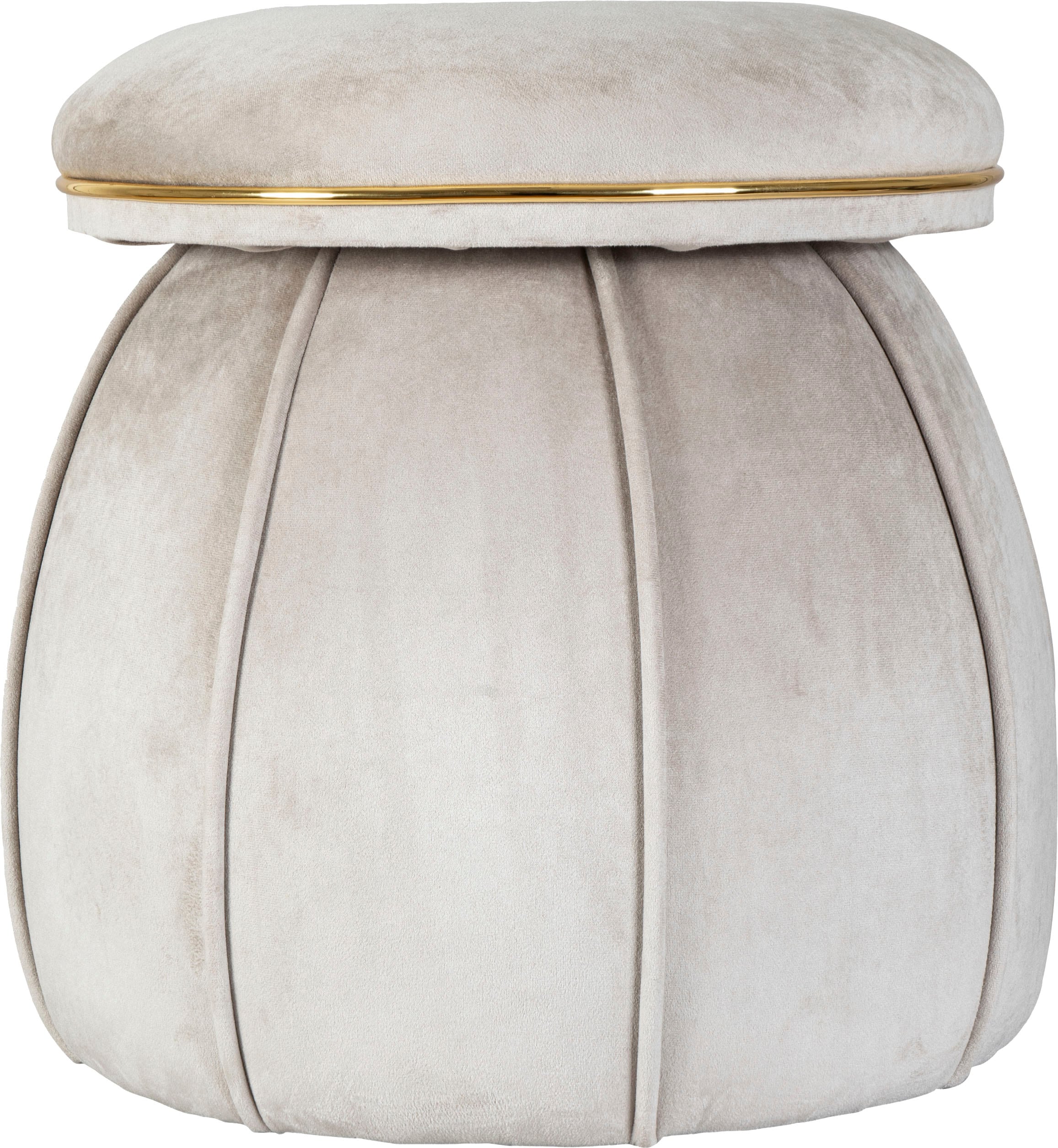 Kayoom Sitzhocker »Hocker Corin,extravagante Form,stilvolle Farben,elegant gesteppter Fuß«, (1 St.), komfortabel, hochqualitativ, pflegeleicht, sorgfältig verarbeitet
