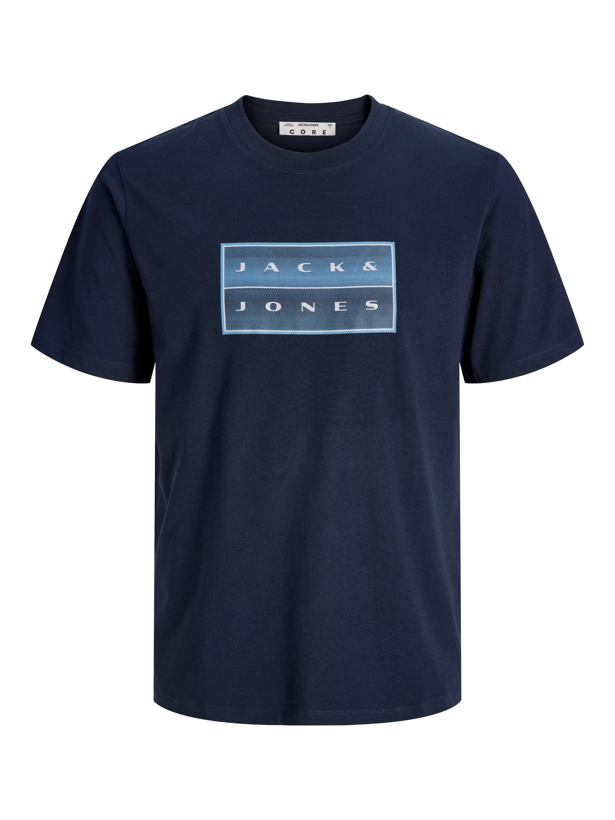 Jack & Jones PlusSize T-Shirt »JCOFUSION BOX PRINT TEE SS CN PLS« Baumwolle, regular fit