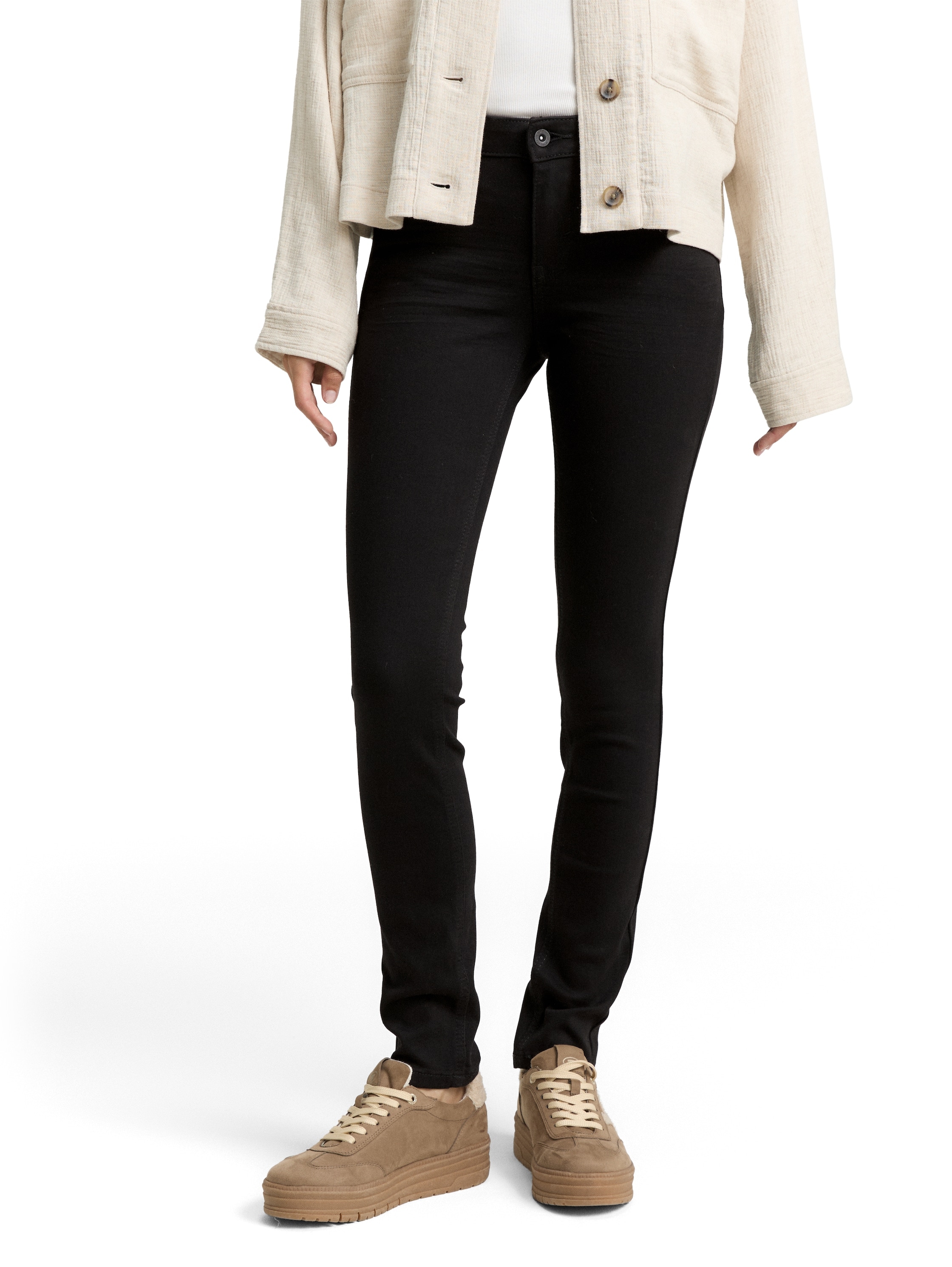 TOM TAILOR Skinny-fit-Jeans "LUCIE" mit Viskose und Stretch - 5-Pocket-Styl günstig online kaufen