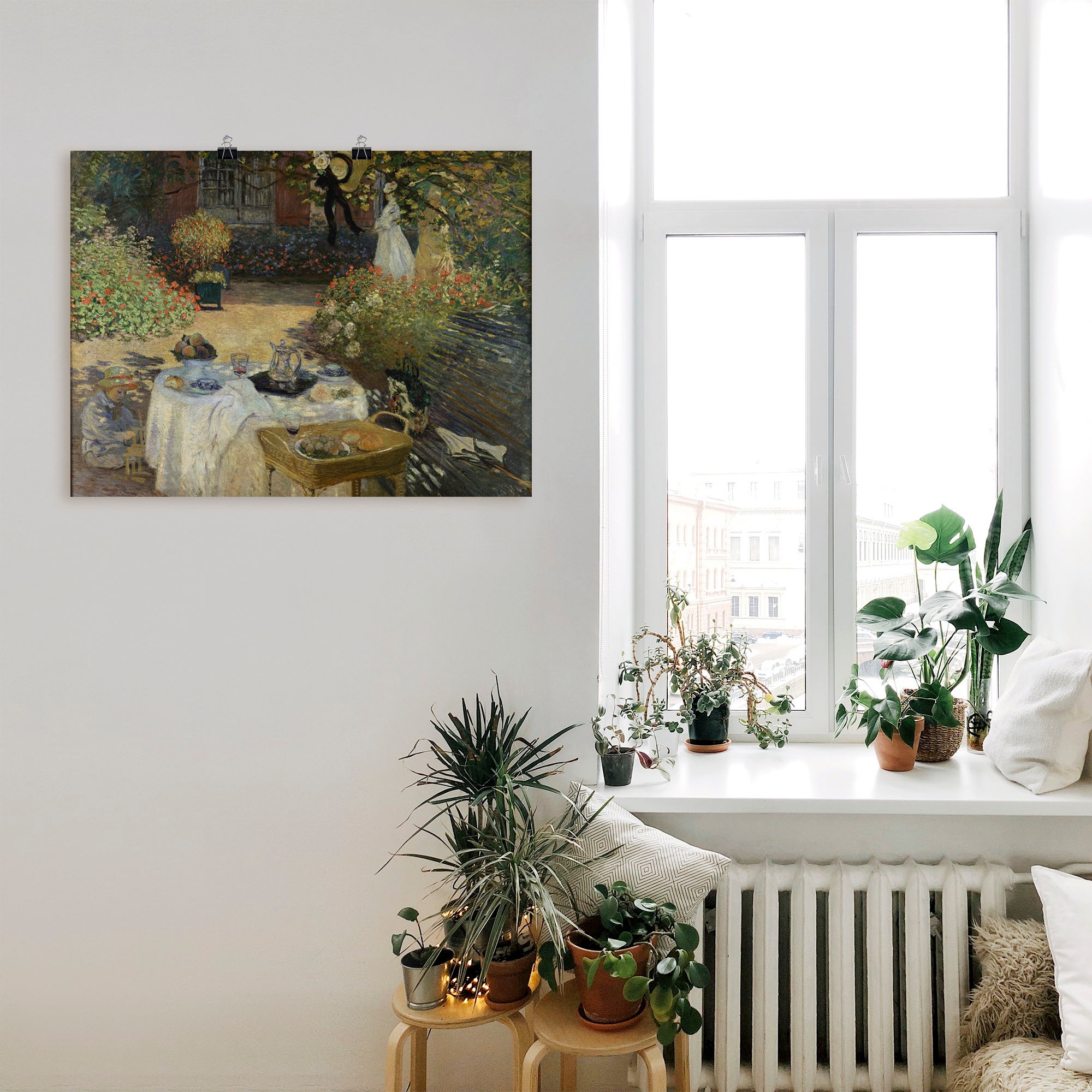 Artland Wandbild "Im Garten Claude Monets in Argenteuil" Garten 1 Stk. tlg. günstig online kaufen