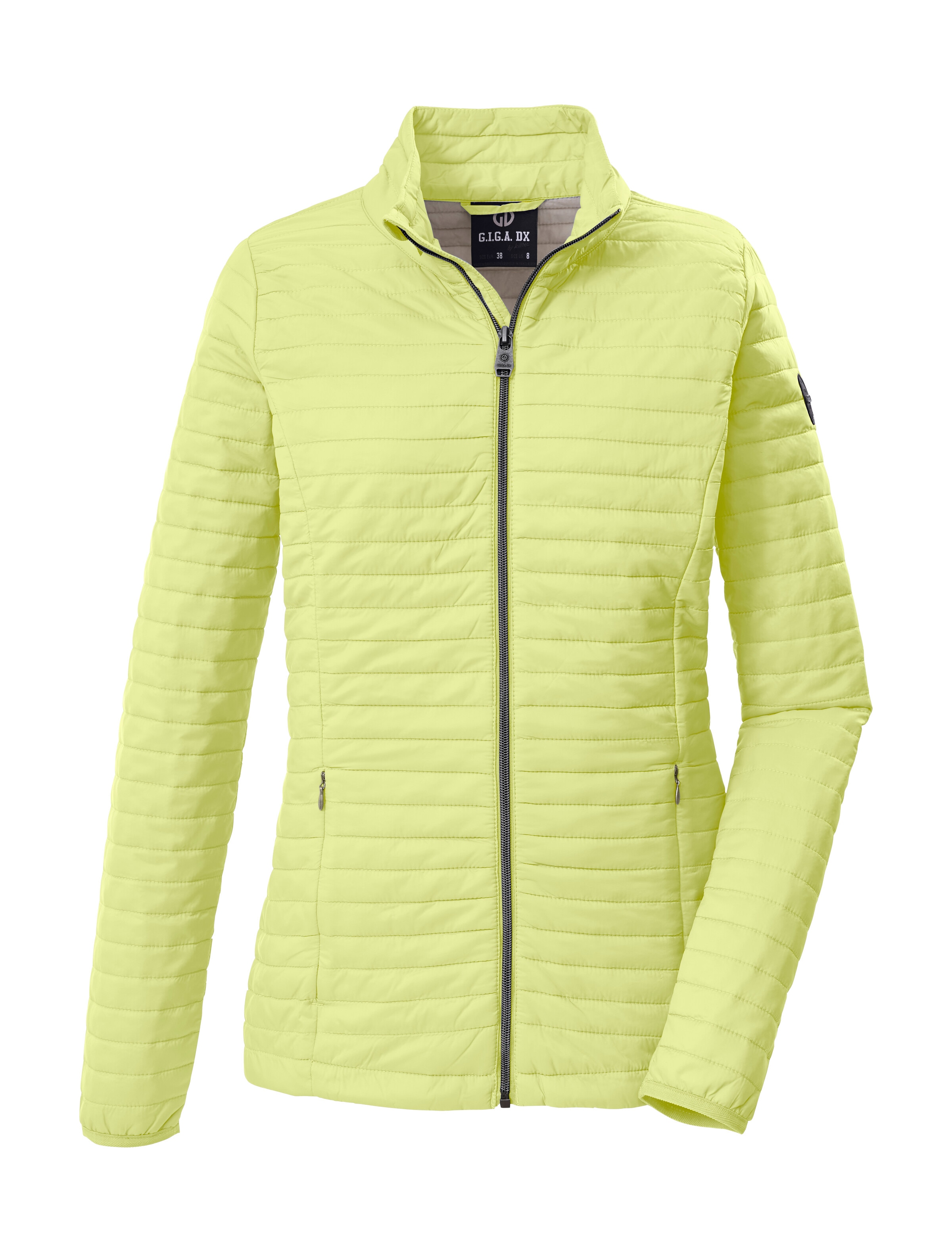 Steppjacke "GS 112 WMN QLTD JCKT", Damen, Gr. 40, limette, Obermaterial: 100% Polyamid;Futter: 100% Polyamid;Füllung: 100% Polyester, G.I.G.A. DX BY KILLTEC, Jacken Steppjacke, Wind- und wasserabweisende, daunenfreie Steppjacke